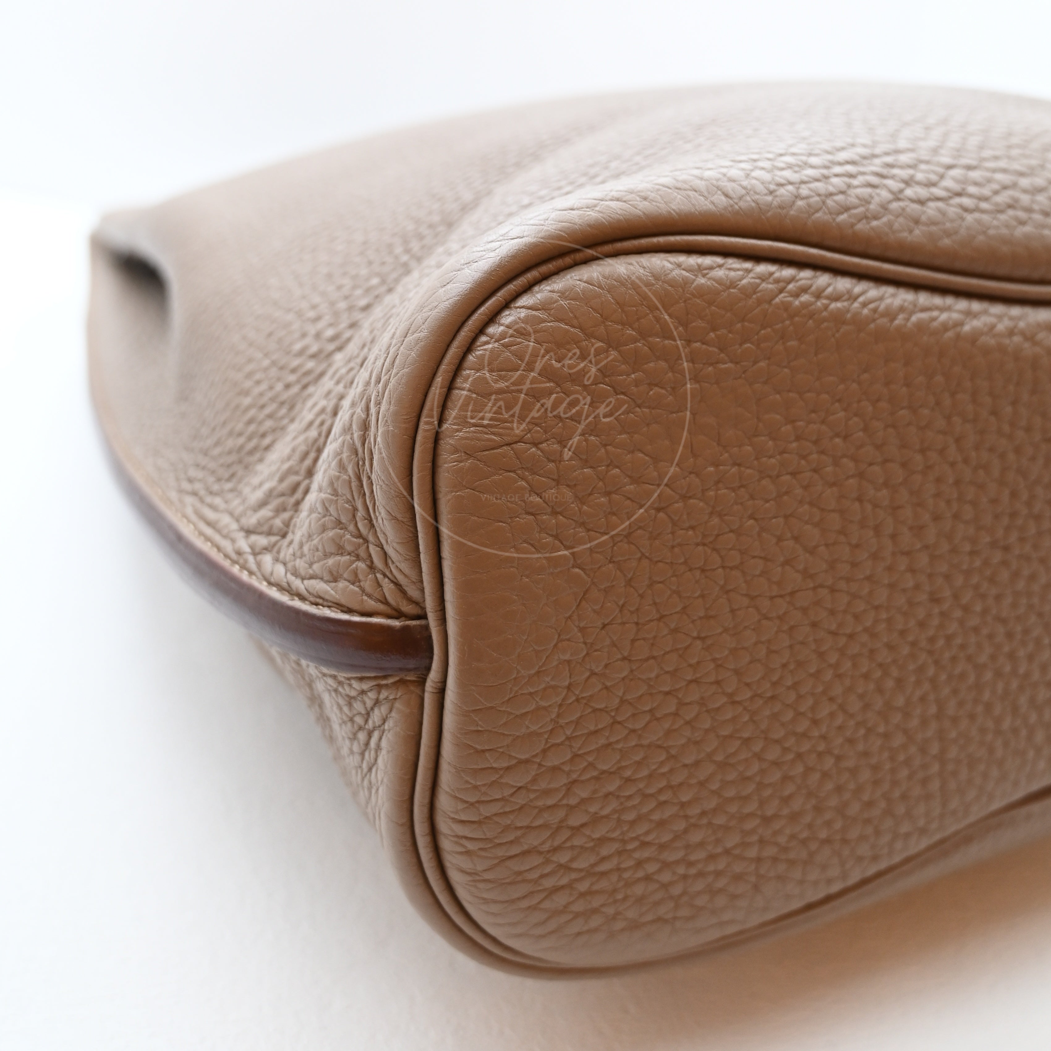 [Pre-owned] Hermes So Kelly 26 Etoupe Stamp Square M