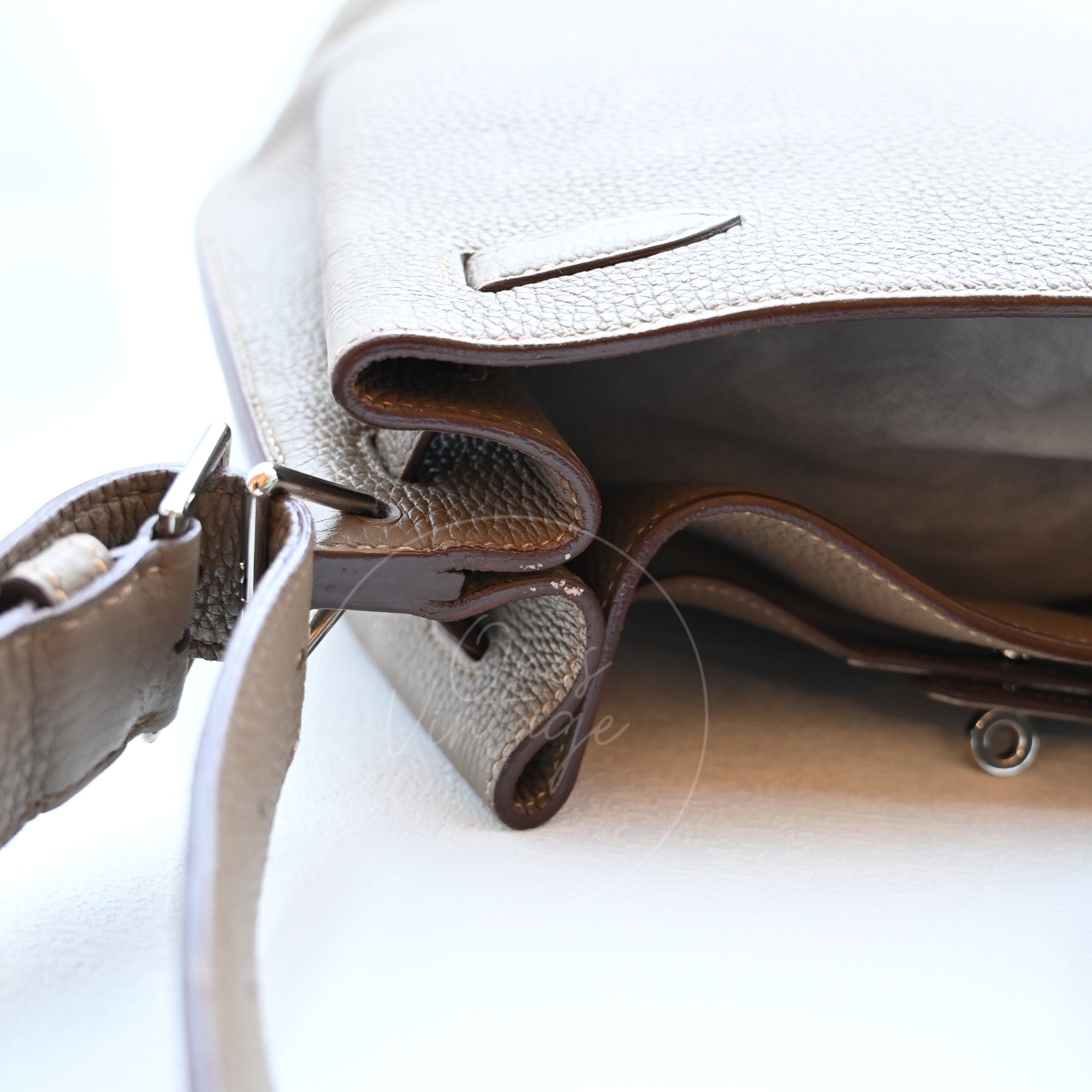 [Pre-owned] Hermes So Kelly 26 Etoupe Stamp Square M
