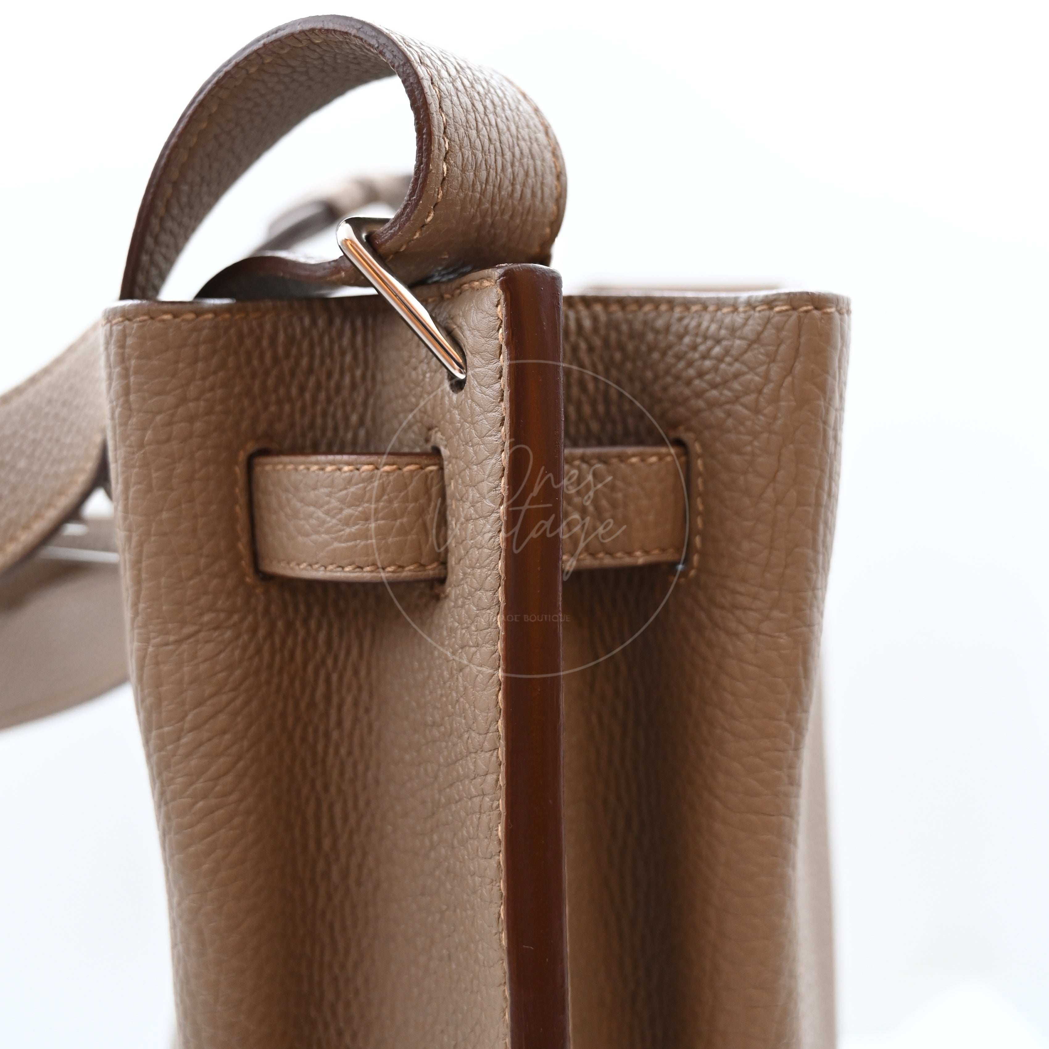 [Pre-owned] Hermes So Kelly 26 Etoupe Stamp Square M