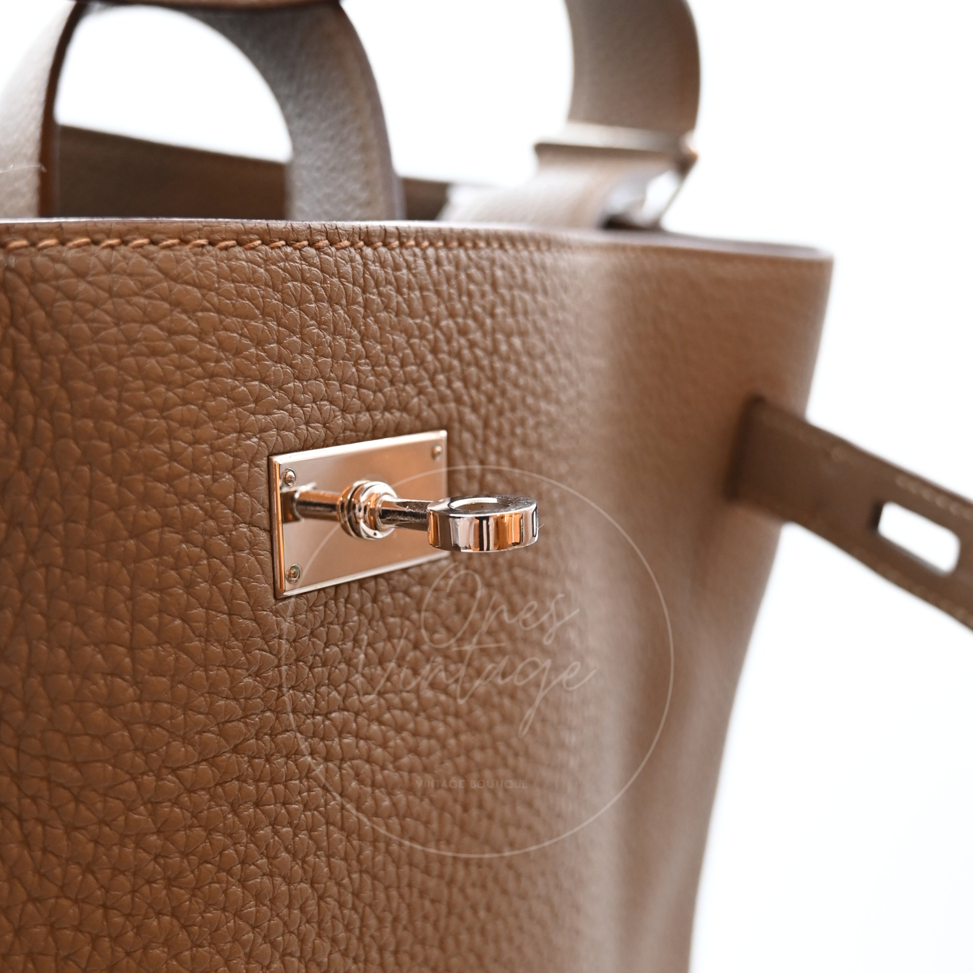 [Pre-owned] Hermes So Kelly 26 Etoupe Stamp Square M