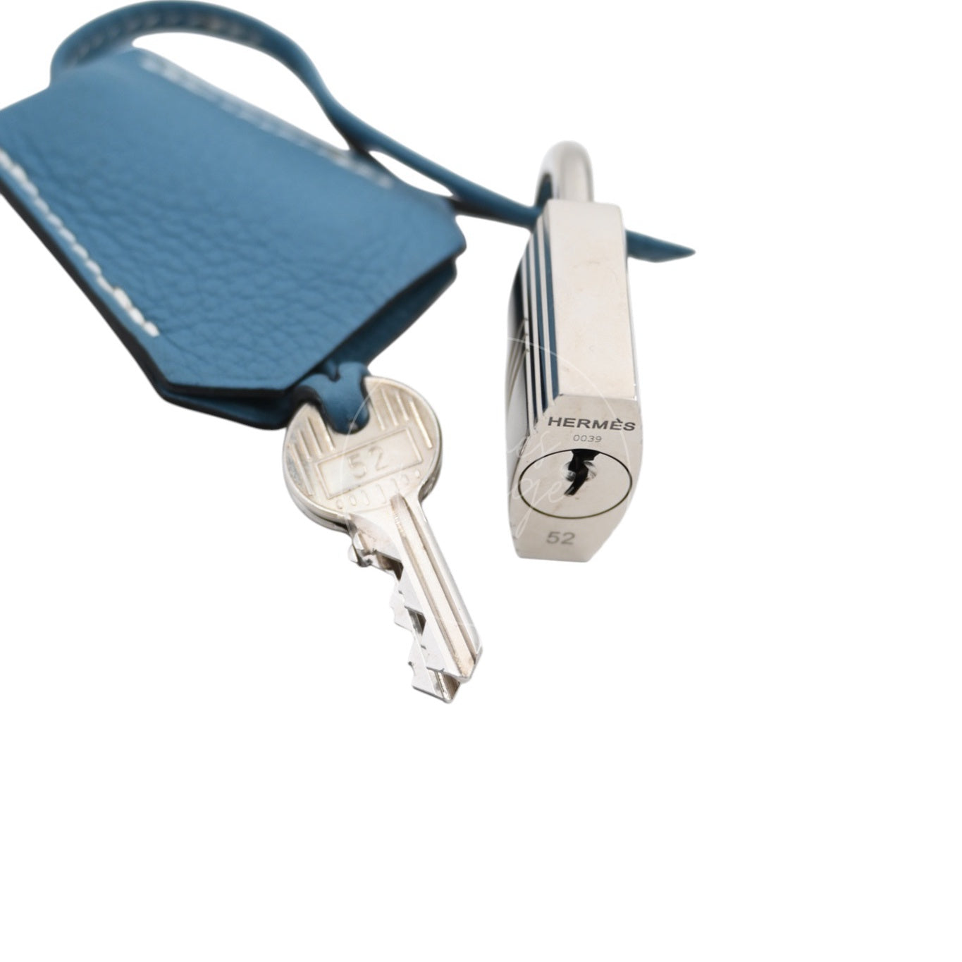 [Pre-owned] Hermes Kelly Shoulder Fringe Bleu Jean Stamp Square M