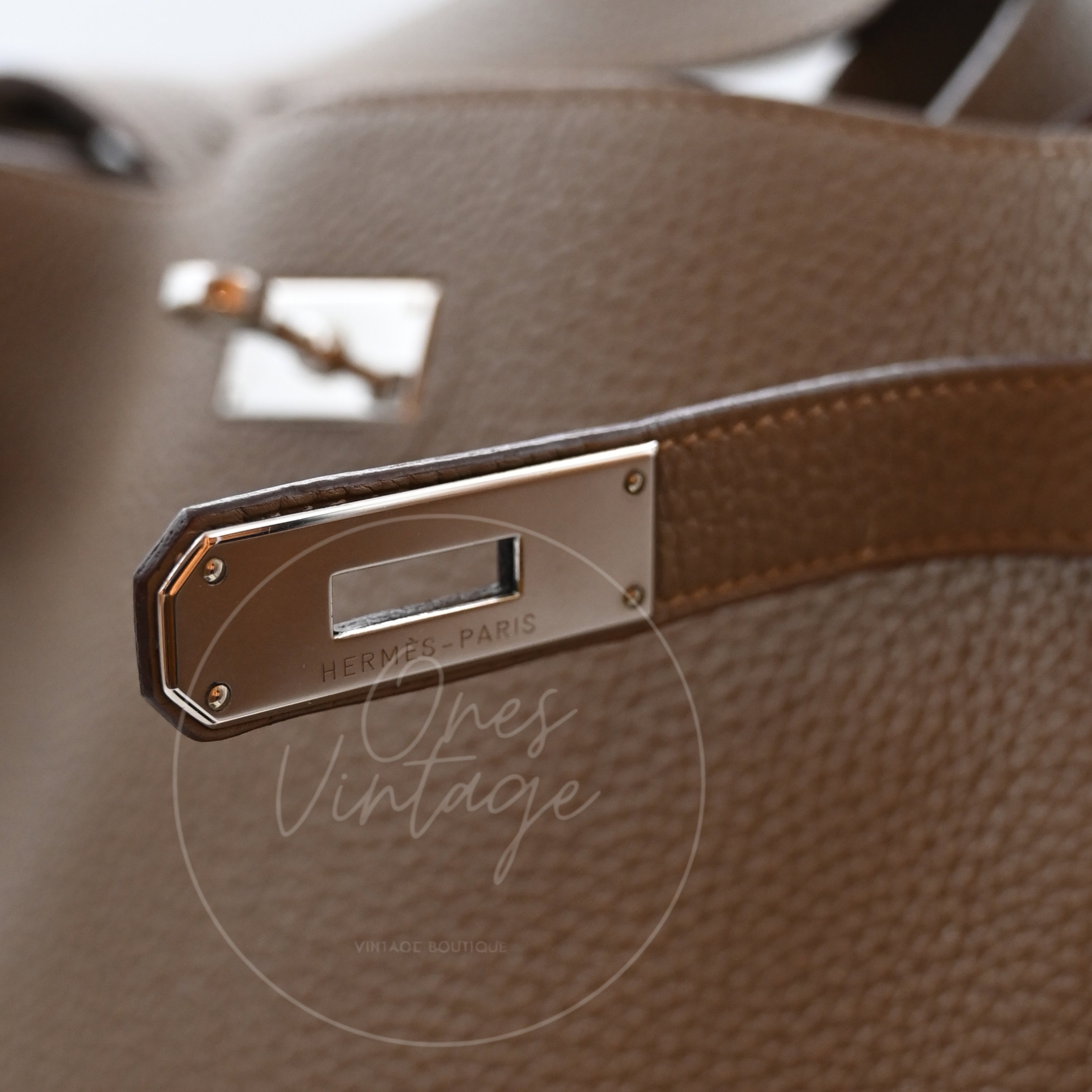 [Pre-owned] Hermes So Kelly 26 Etoupe Stamp Square M