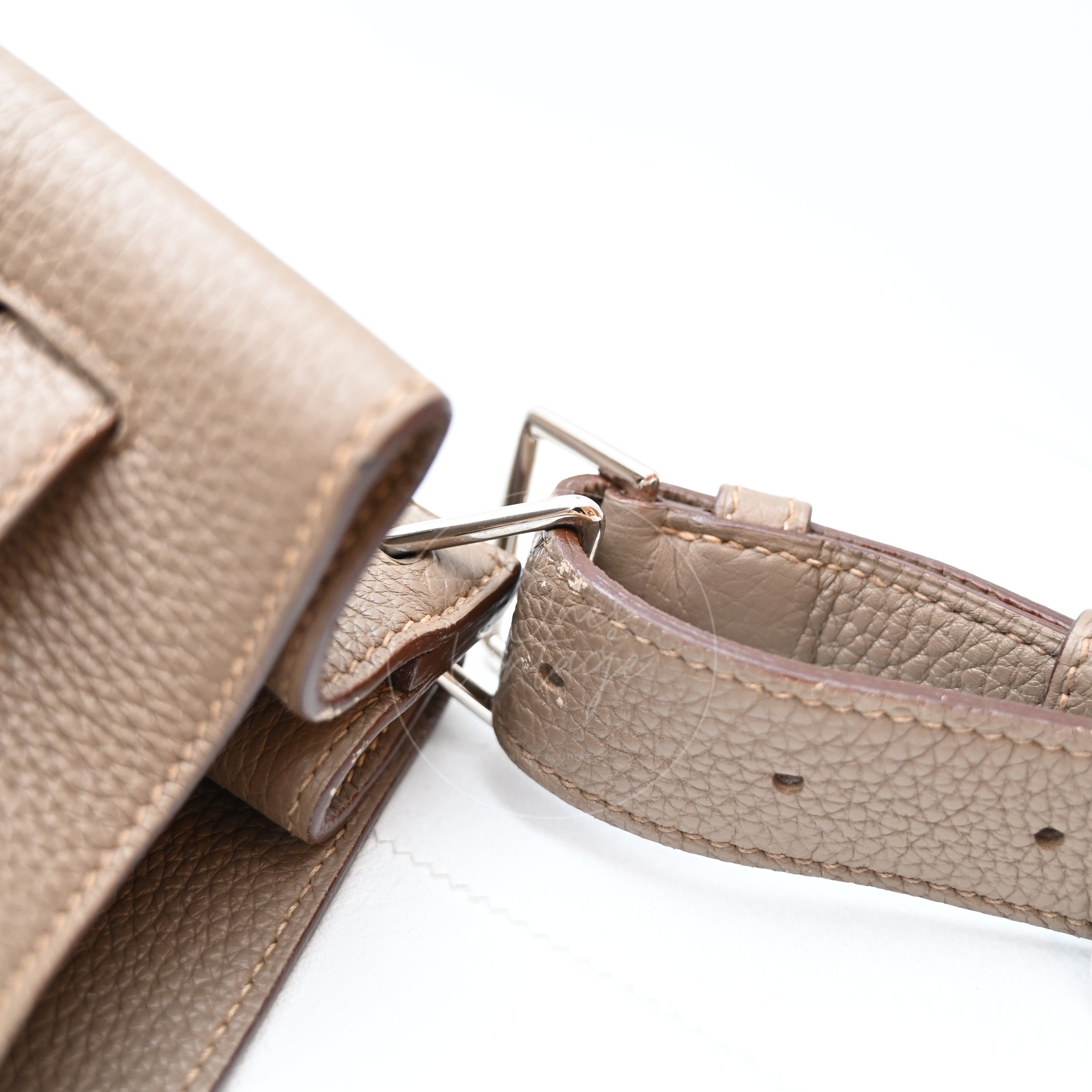 [Pre-owned] Hermes So Kelly 26 Etoupe Stamp Square M