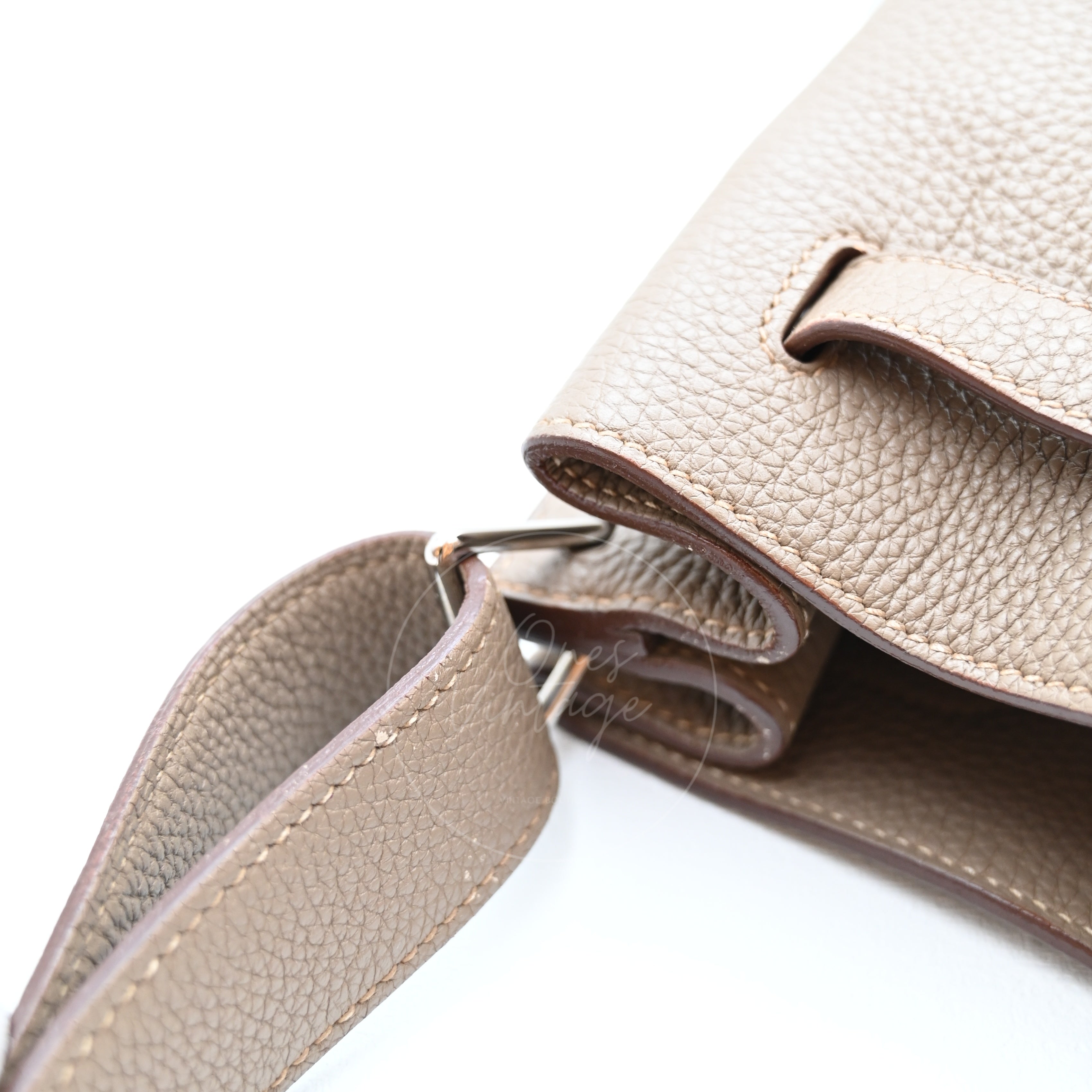 [Pre-owned] Hermes So Kelly 26 Etoupe Stamp Square M