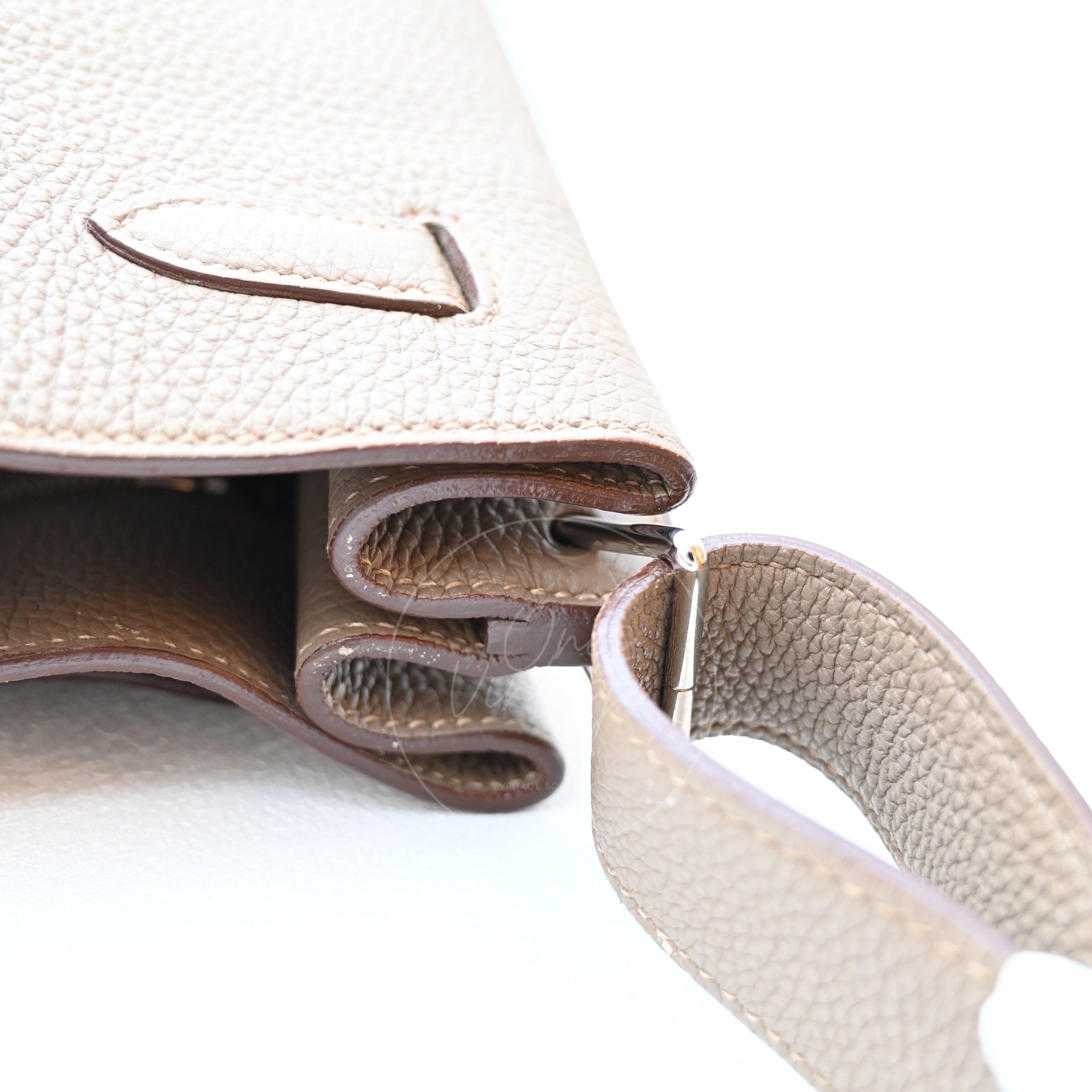 [Pre-owned] Hermes So Kelly 26 Etoupe Stamp Square M