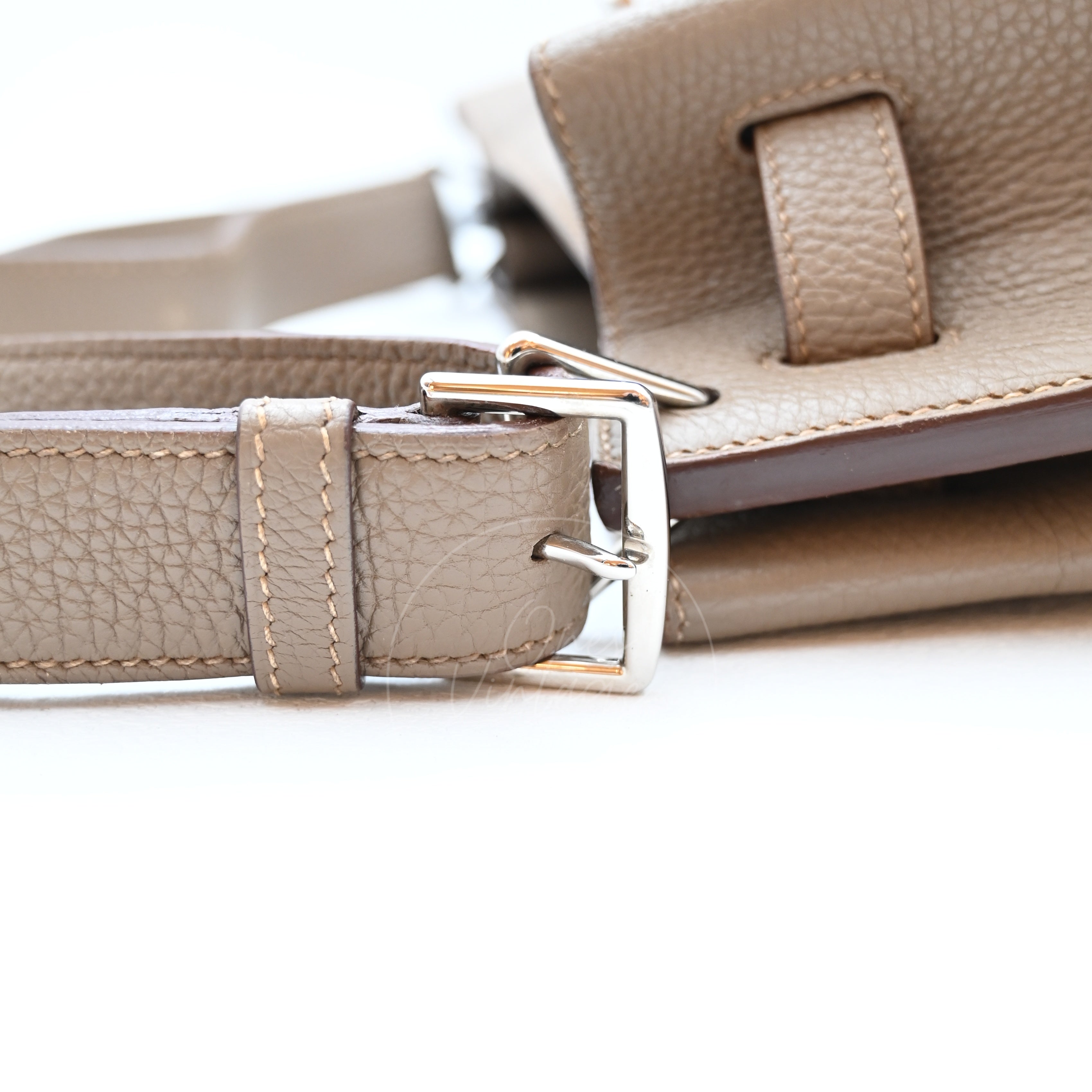 [Pre-owned] Hermes So Kelly 26 Etoupe Stamp Square M