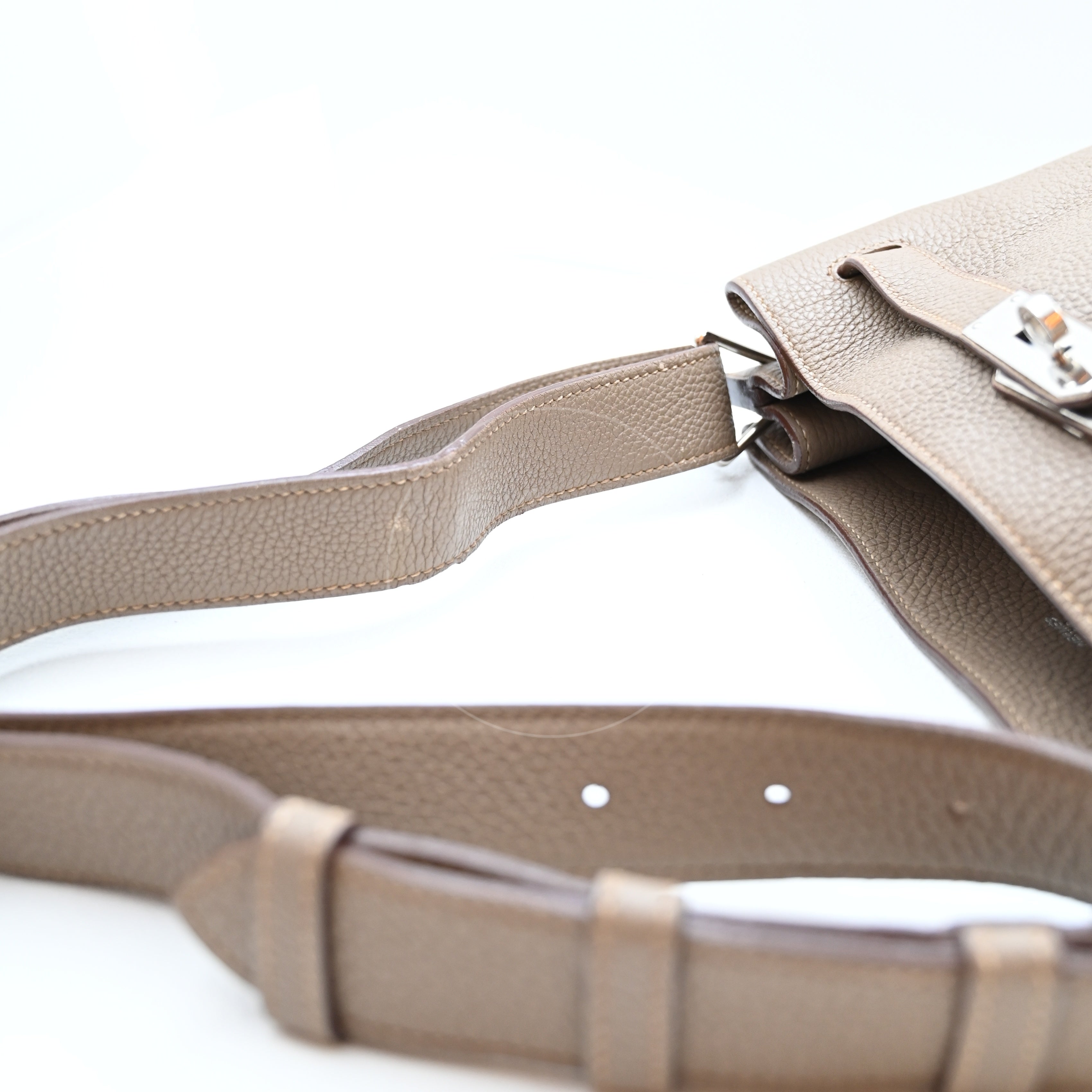 [Pre-owned] Hermes So Kelly 26 Etoupe Stamp Square M