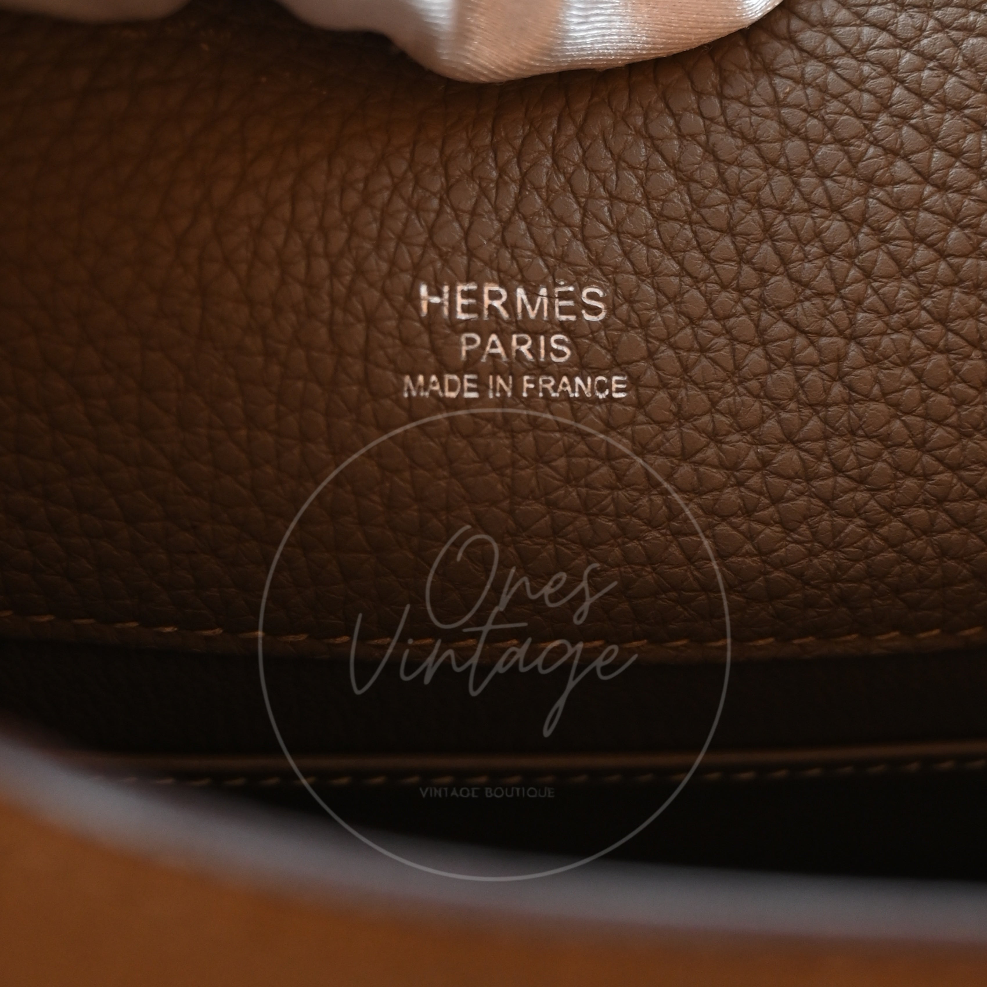[Pre-owned] Hermes So Kelly 26 Etoupe Stamp Square M