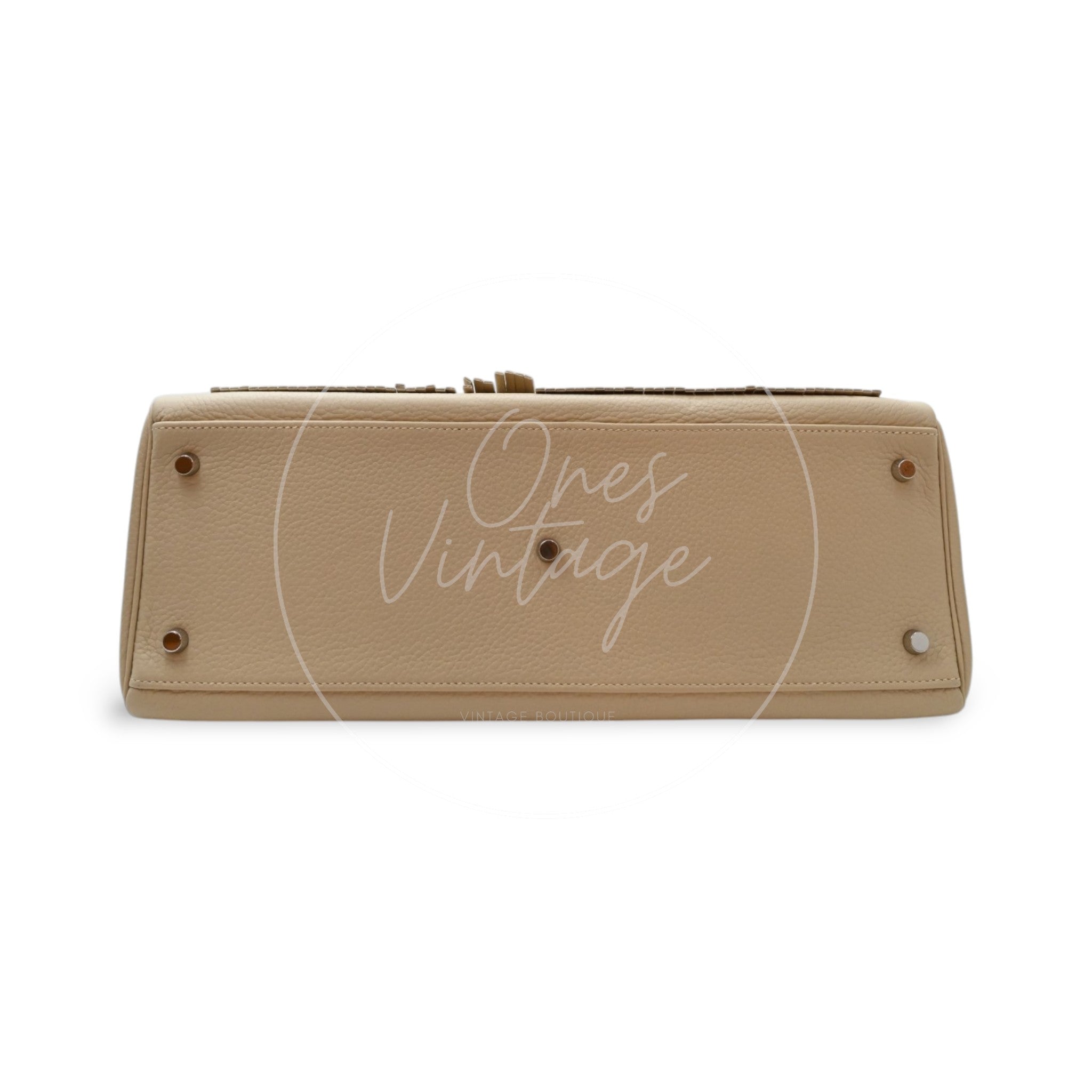 [Pre-owned] Hermes Kelly Shoulder Fringe Nata Stamp Square M