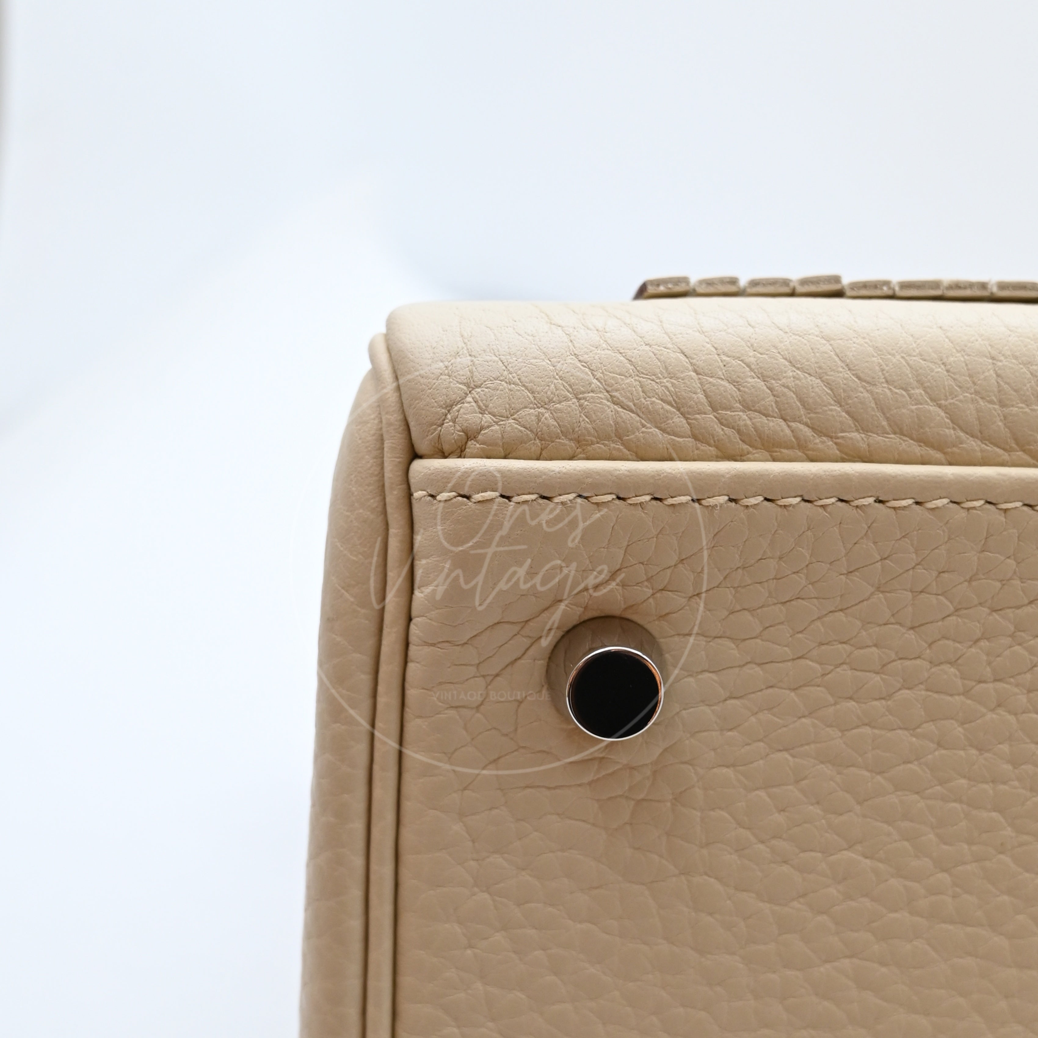 [Pre-owned] Hermes Kelly Shoulder Fringe Nata Stamp Square M