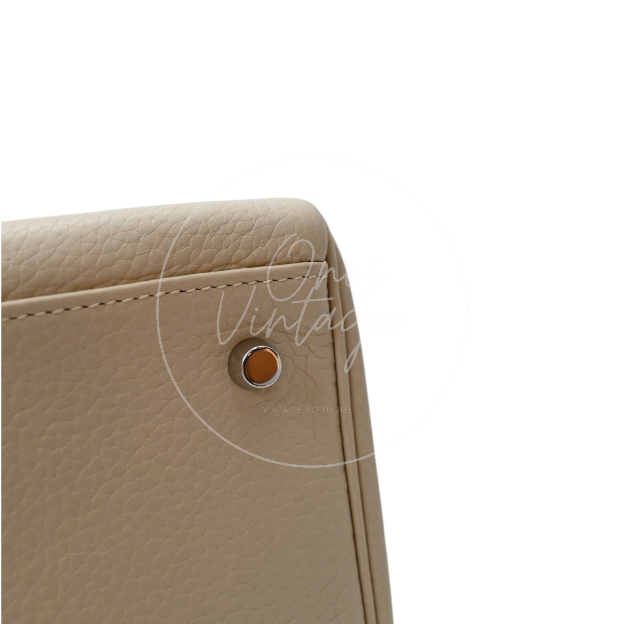 Hermes Kelly Shoulder Fringe PHW 3C Parchemin Square M deposit link