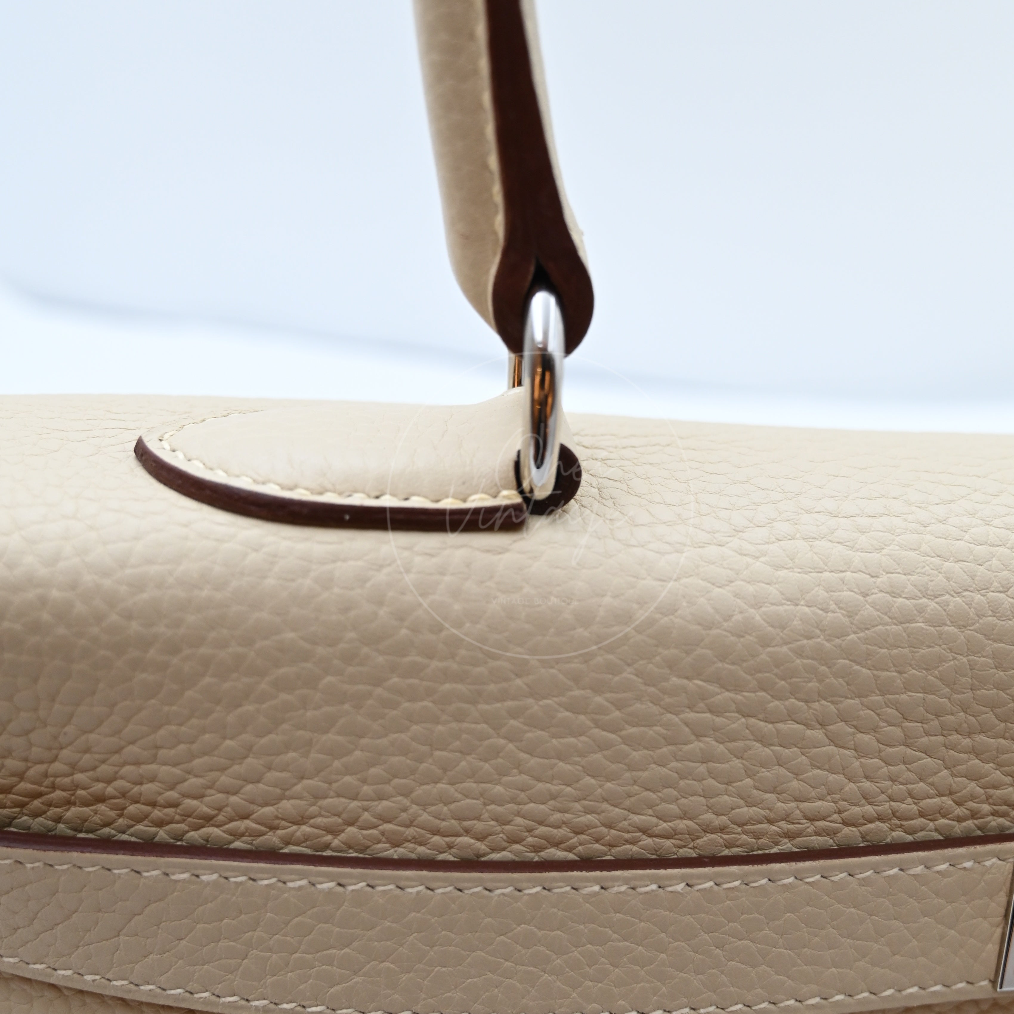 [Pre-owned] Hermes Kelly Shoulder Fringe Nata Stamp Square M