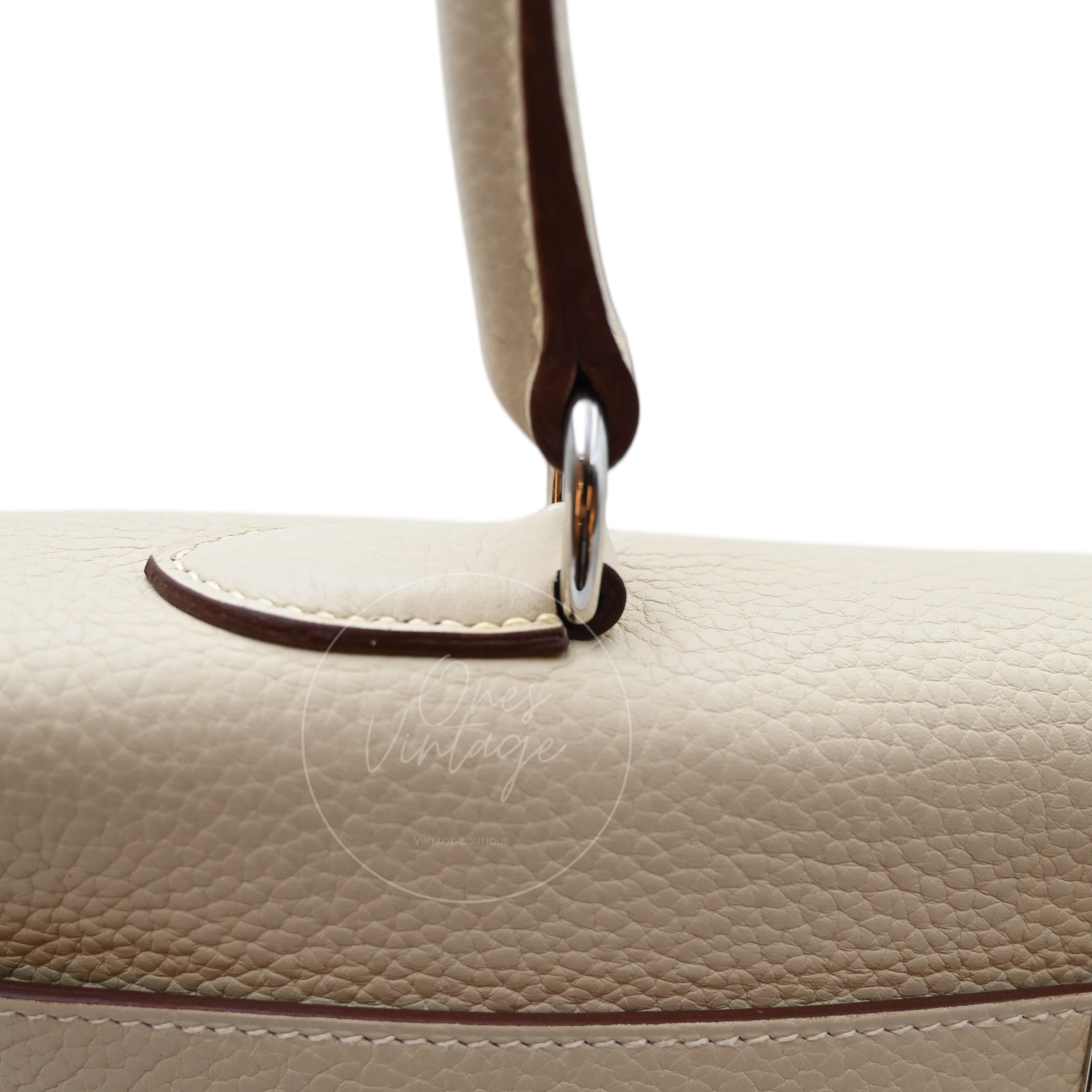 Hermes Kelly Shoulder Fringe PHW 3C Parchemin Square M deposit link