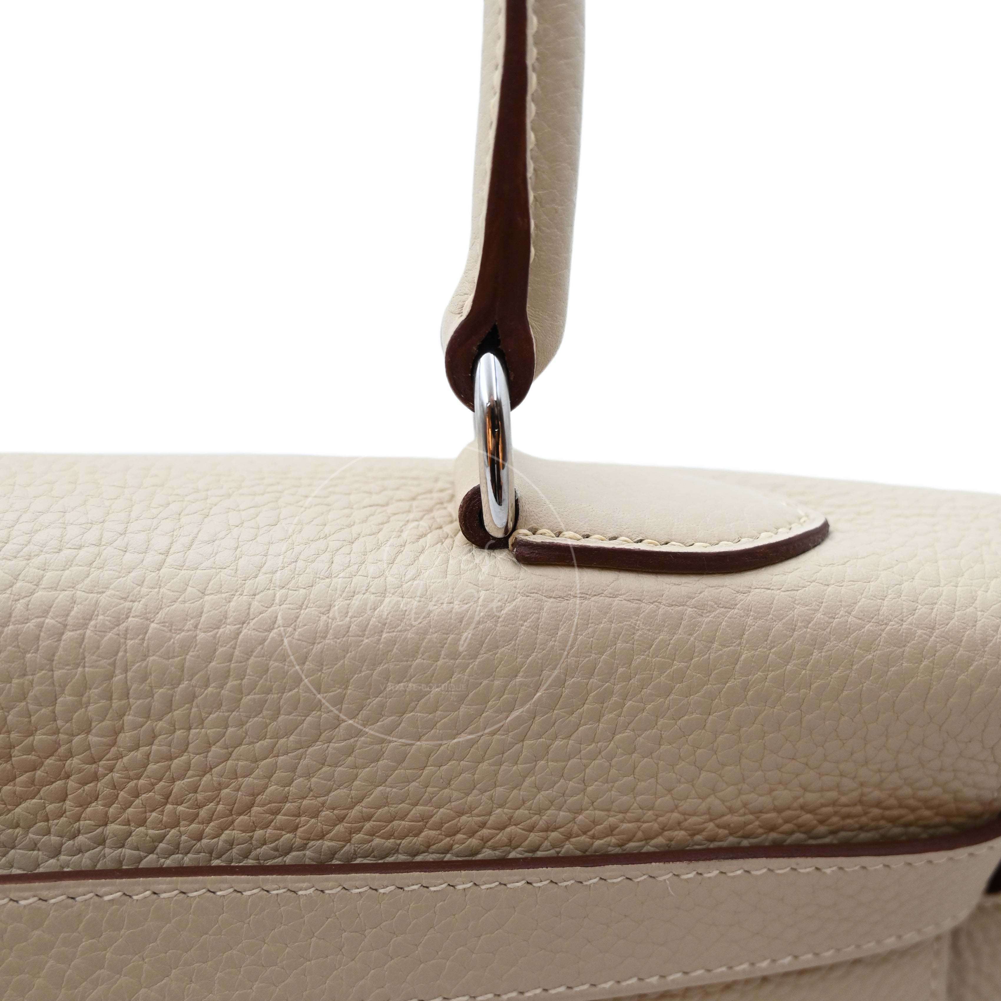 Hermes Kelly Shoulder Fringe PHW 3C Parchemin Square M deposit link
