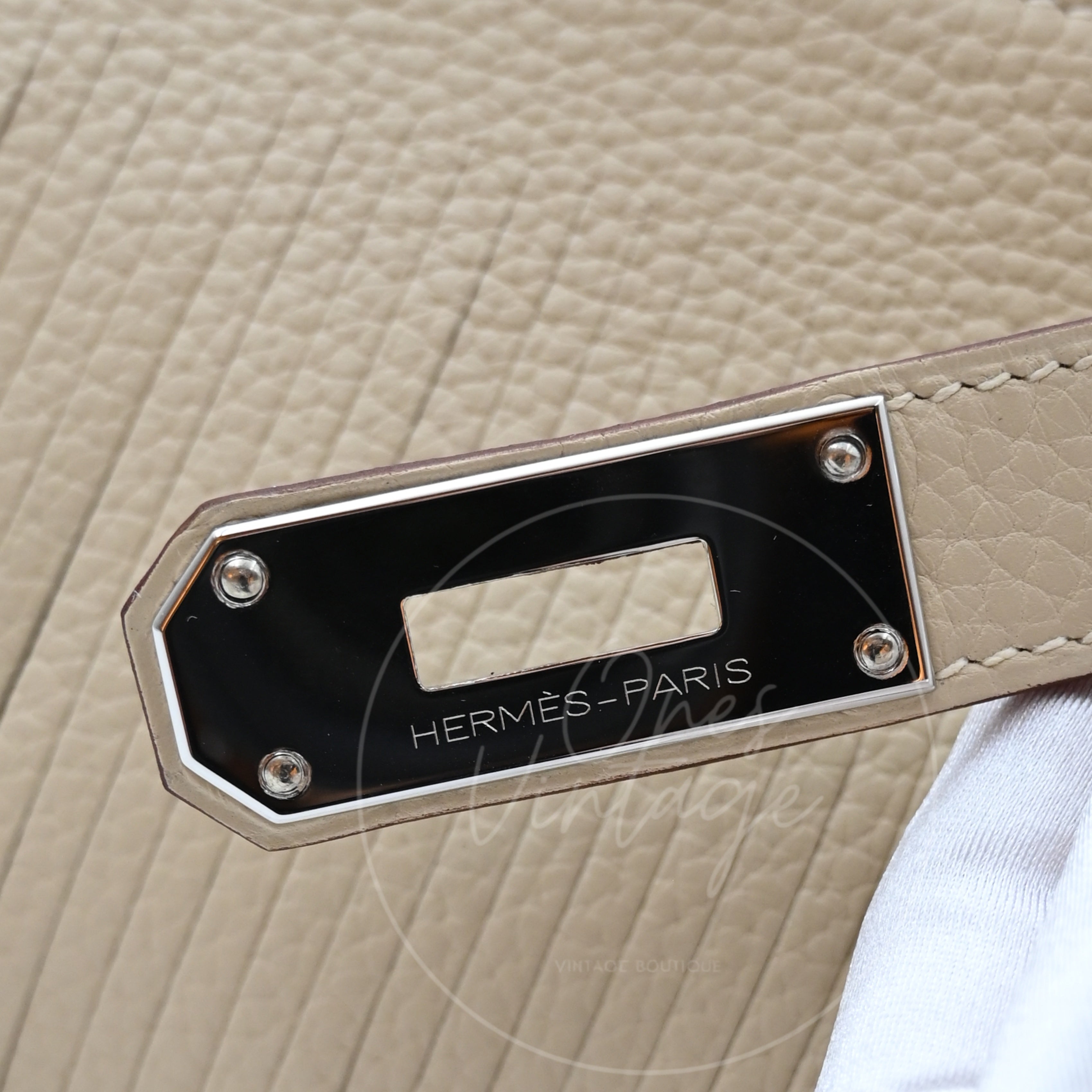 [Pre-owned] Hermes Kelly Shoulder Fringe Nata Stamp Square M