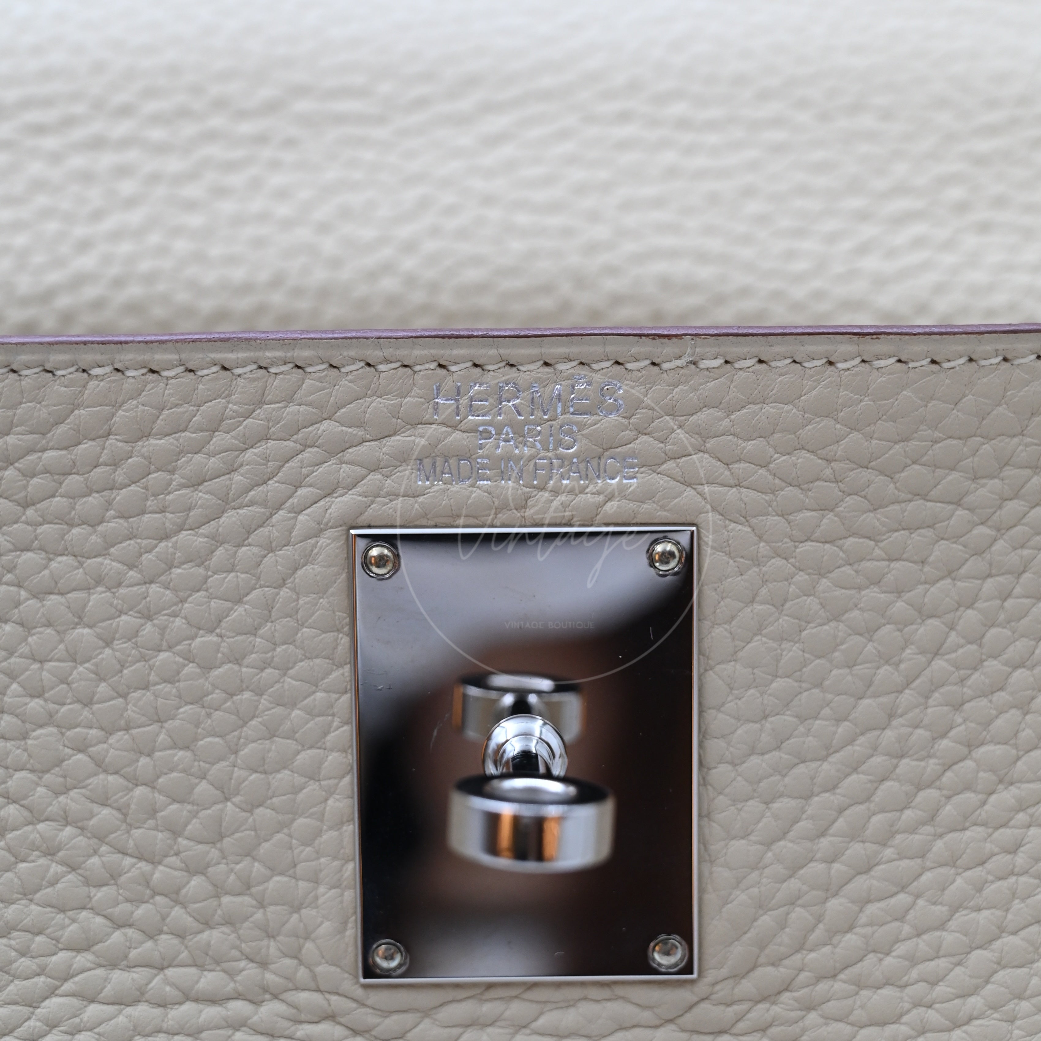[Pre-owned] Hermes Kelly Shoulder Fringe Nata Stamp Square M