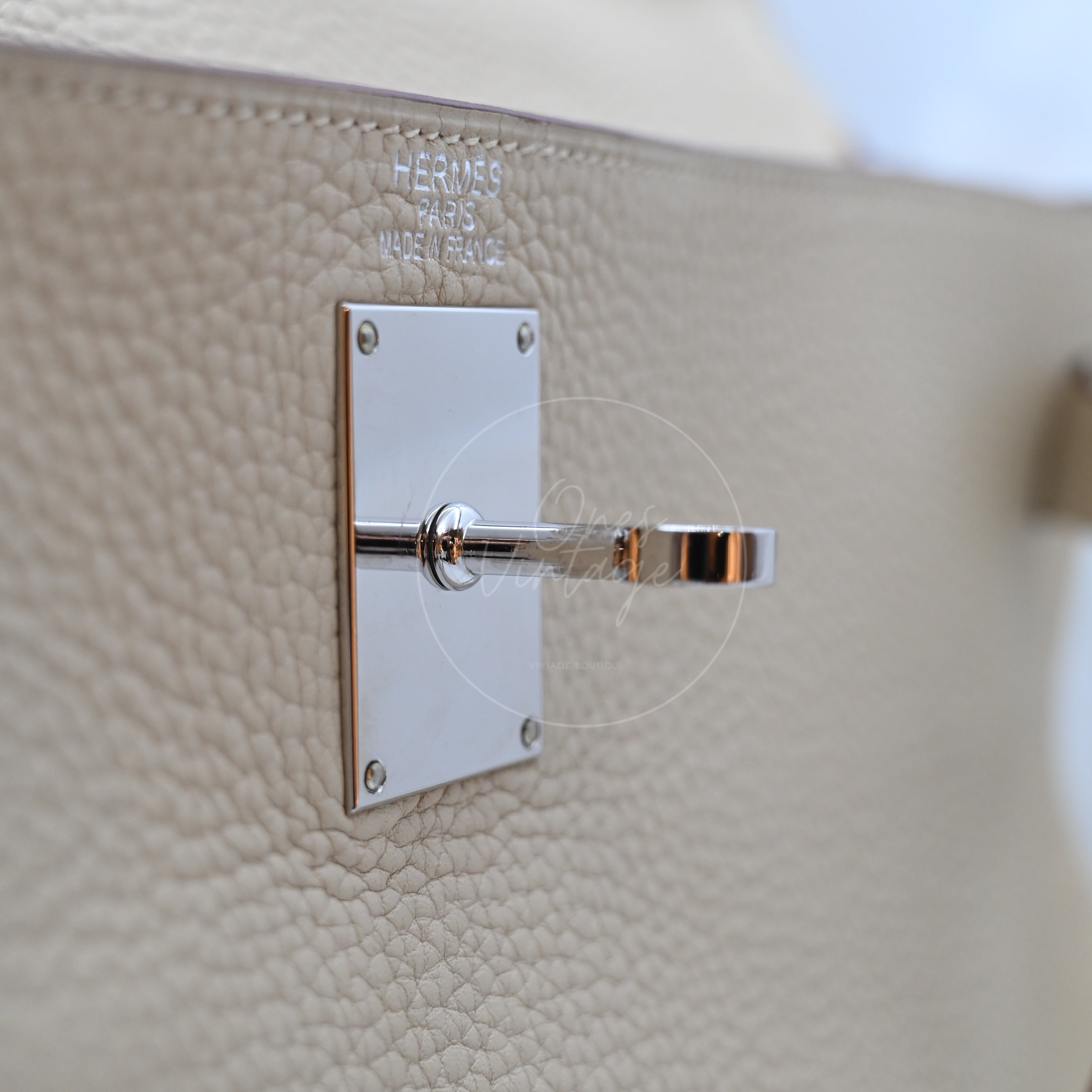 [Pre-owned] Hermes Kelly Shoulder Fringe Nata Stamp Square M
