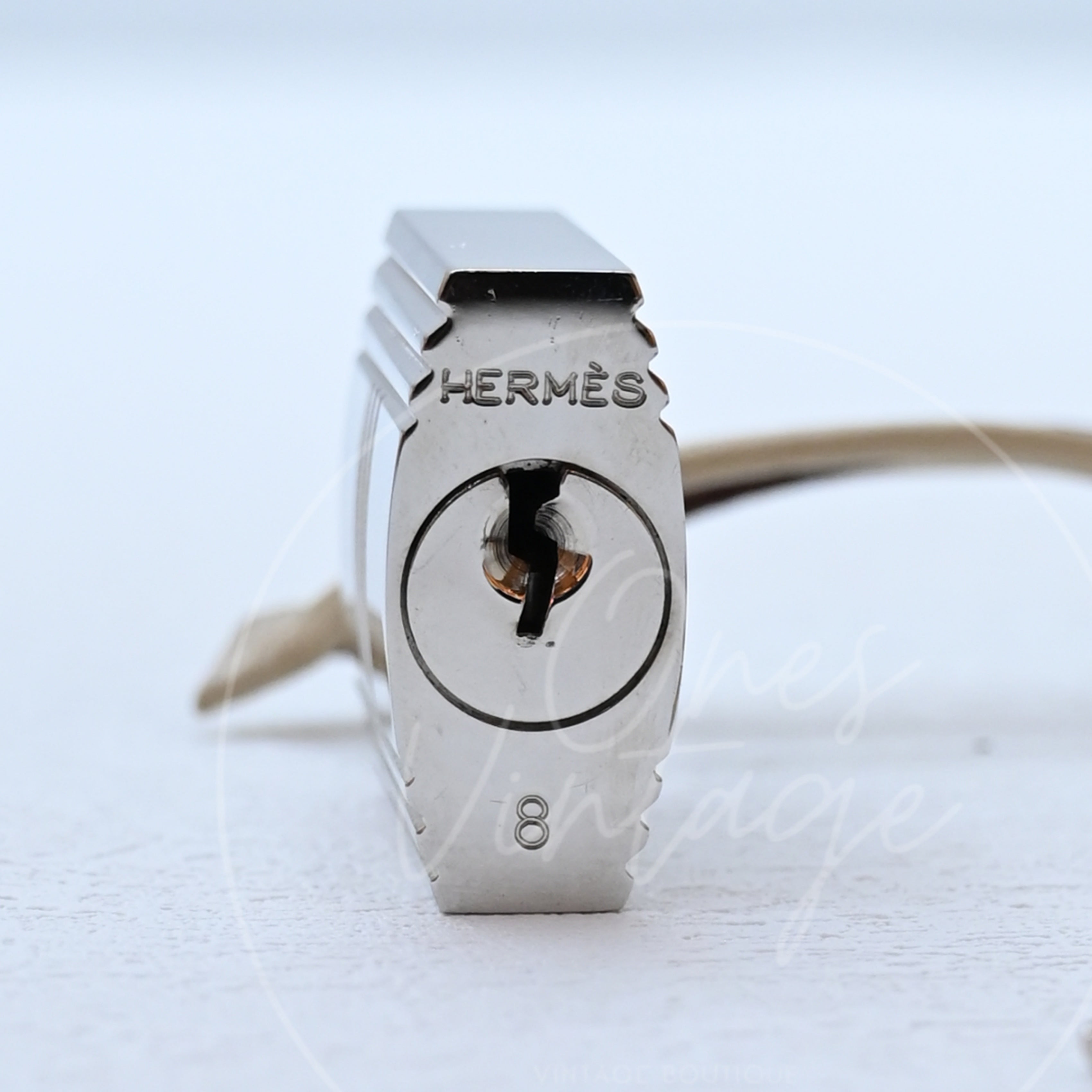 [Pre-owned] Hermes Kelly Shoulder Fringe Nata Stamp Square M