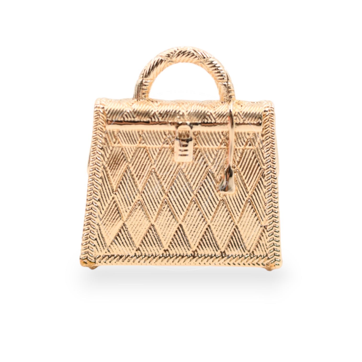 [Pre-owned] Hermes Curiosite Kelly Guilloche Charm