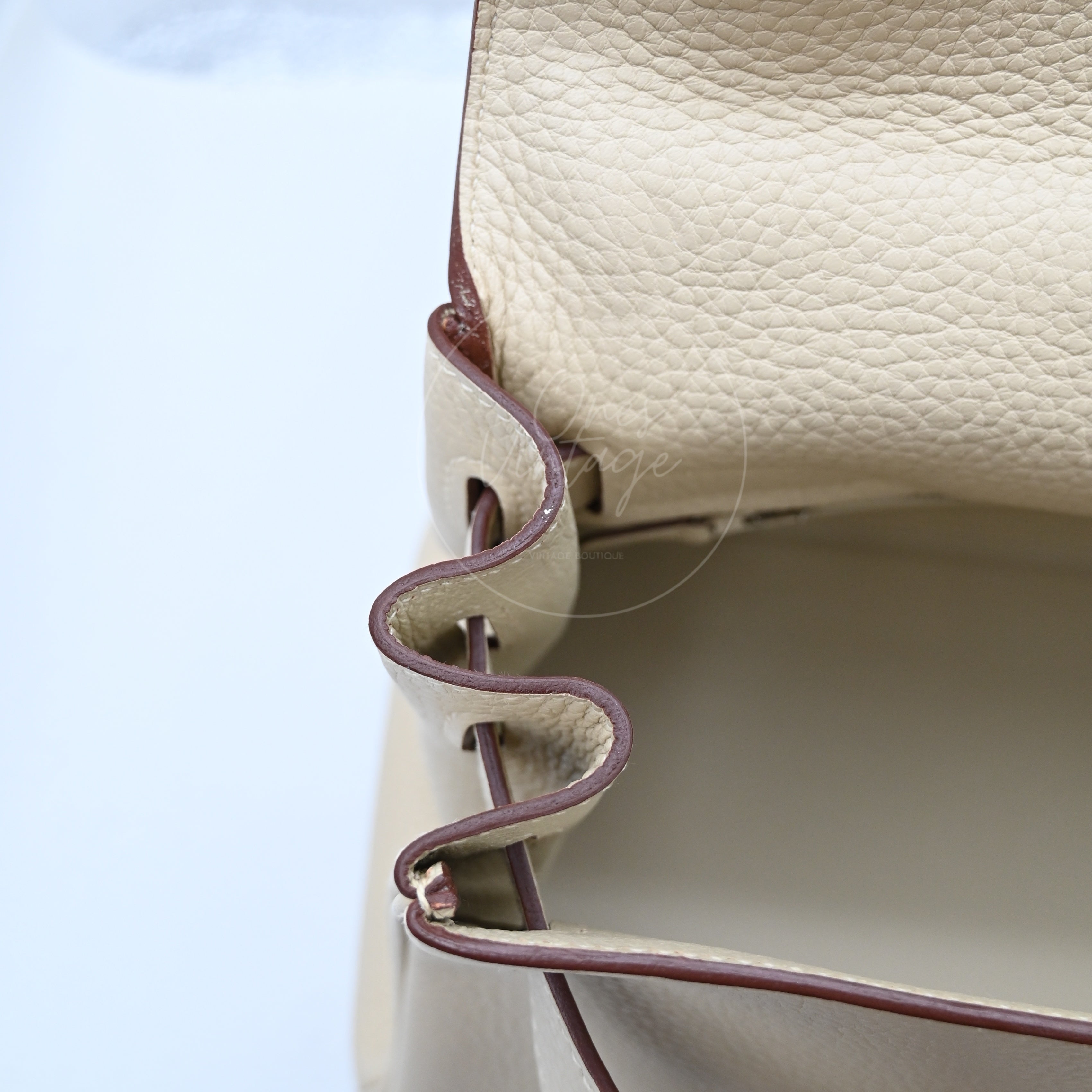 [Pre-owned] Hermes Kelly Shoulder Fringe Nata Stamp Square M