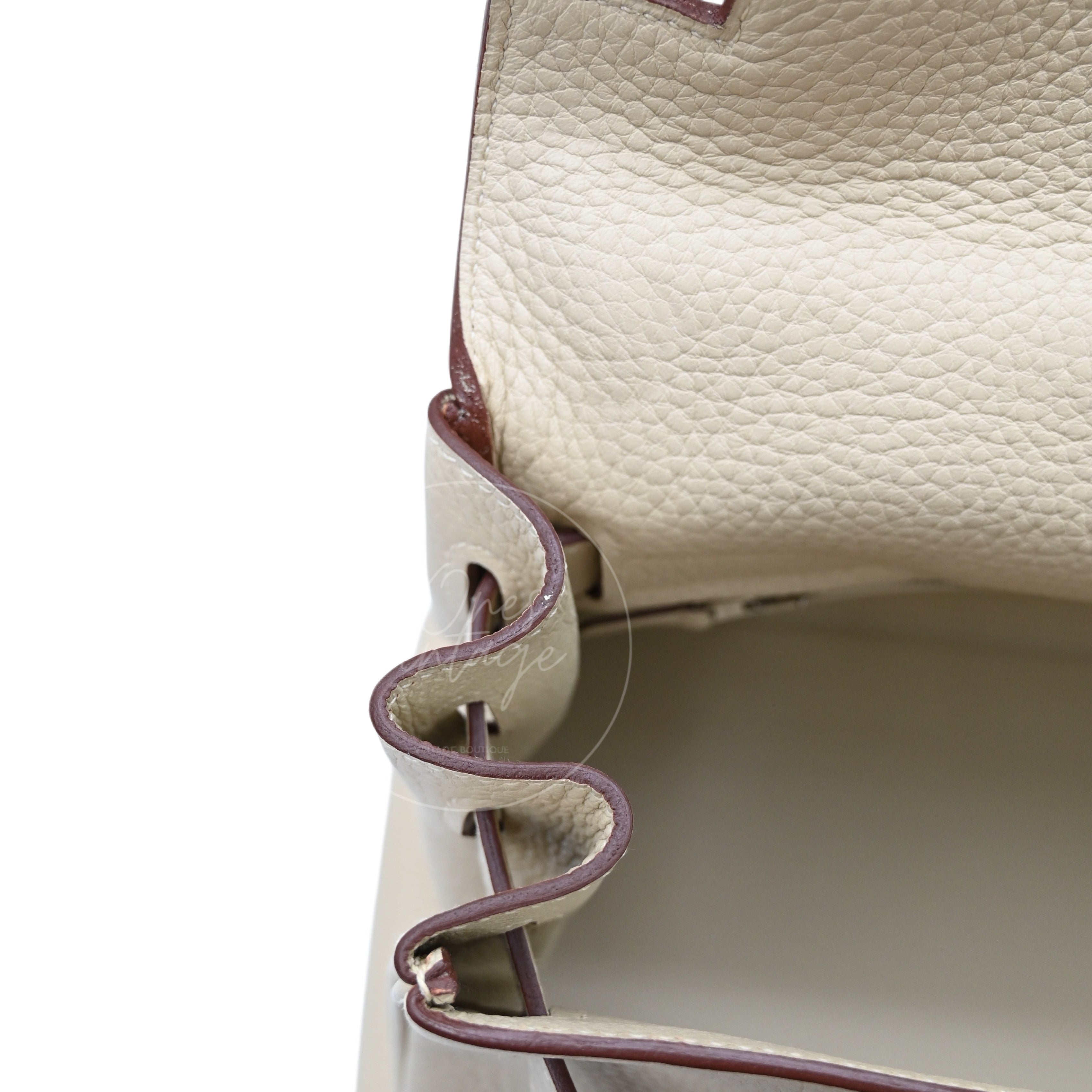 Hermes Kelly Shoulder Fringe PHW 3C Parchemin Square M deposit link
