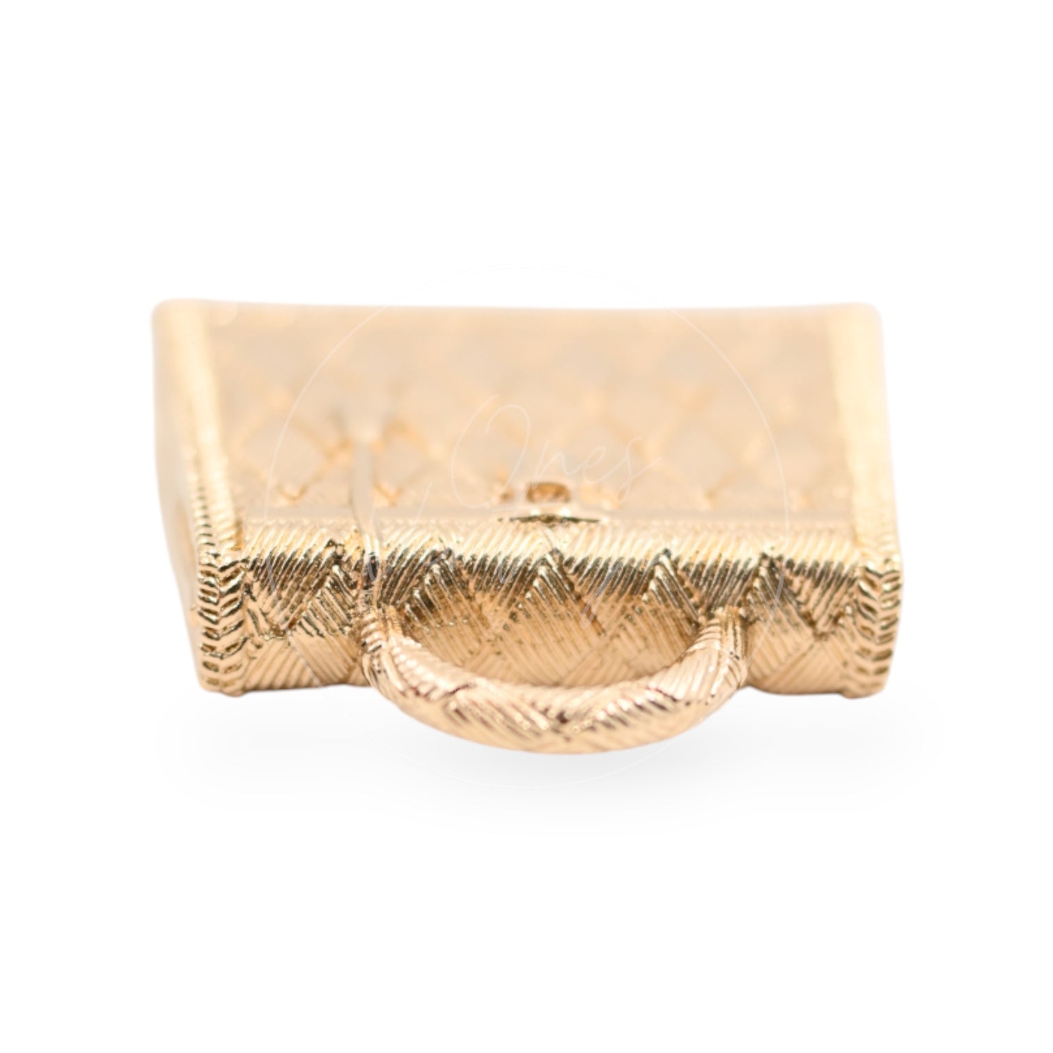 [Pre-owned] Hermes Curiosite Kelly Guilloche Charm