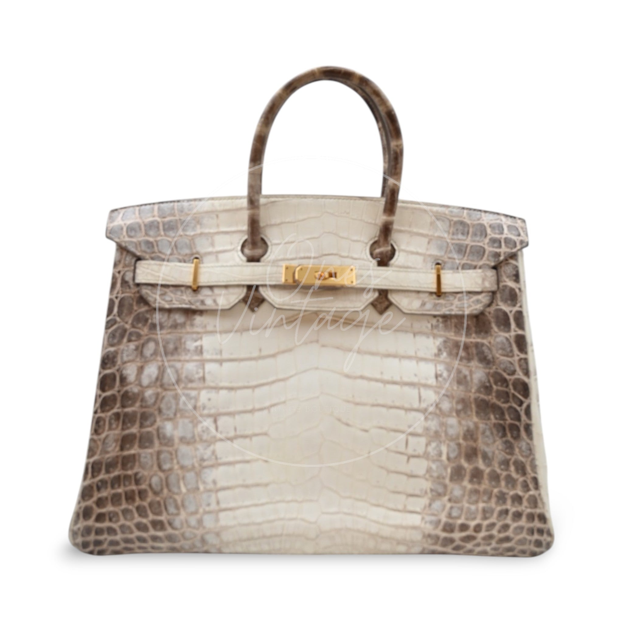 [Pre-owned] Hermes Birkin 35 Himalayas GHW Square O