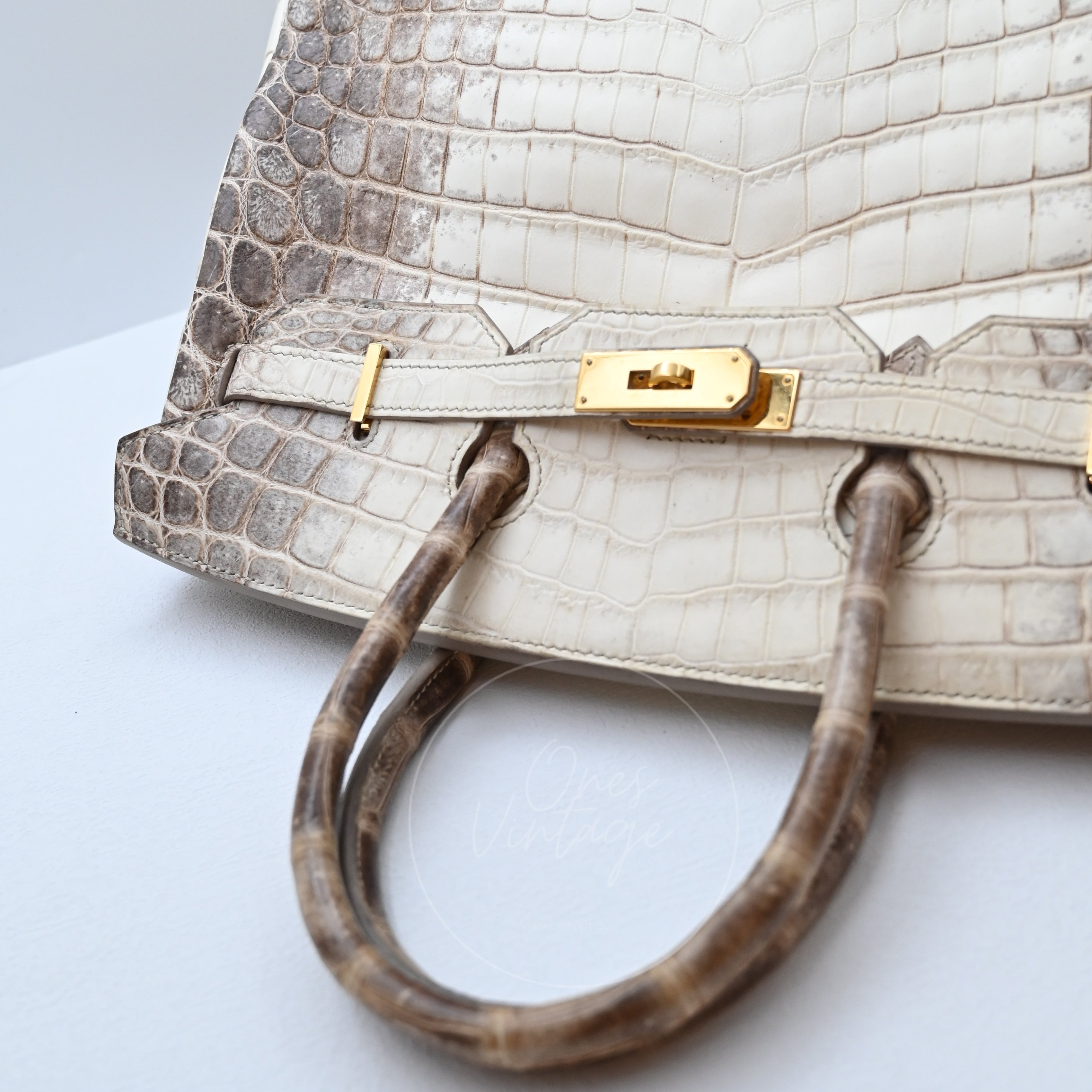 [Pre-owned] Hermes Birkin 35 Himalayas GHW Square O
