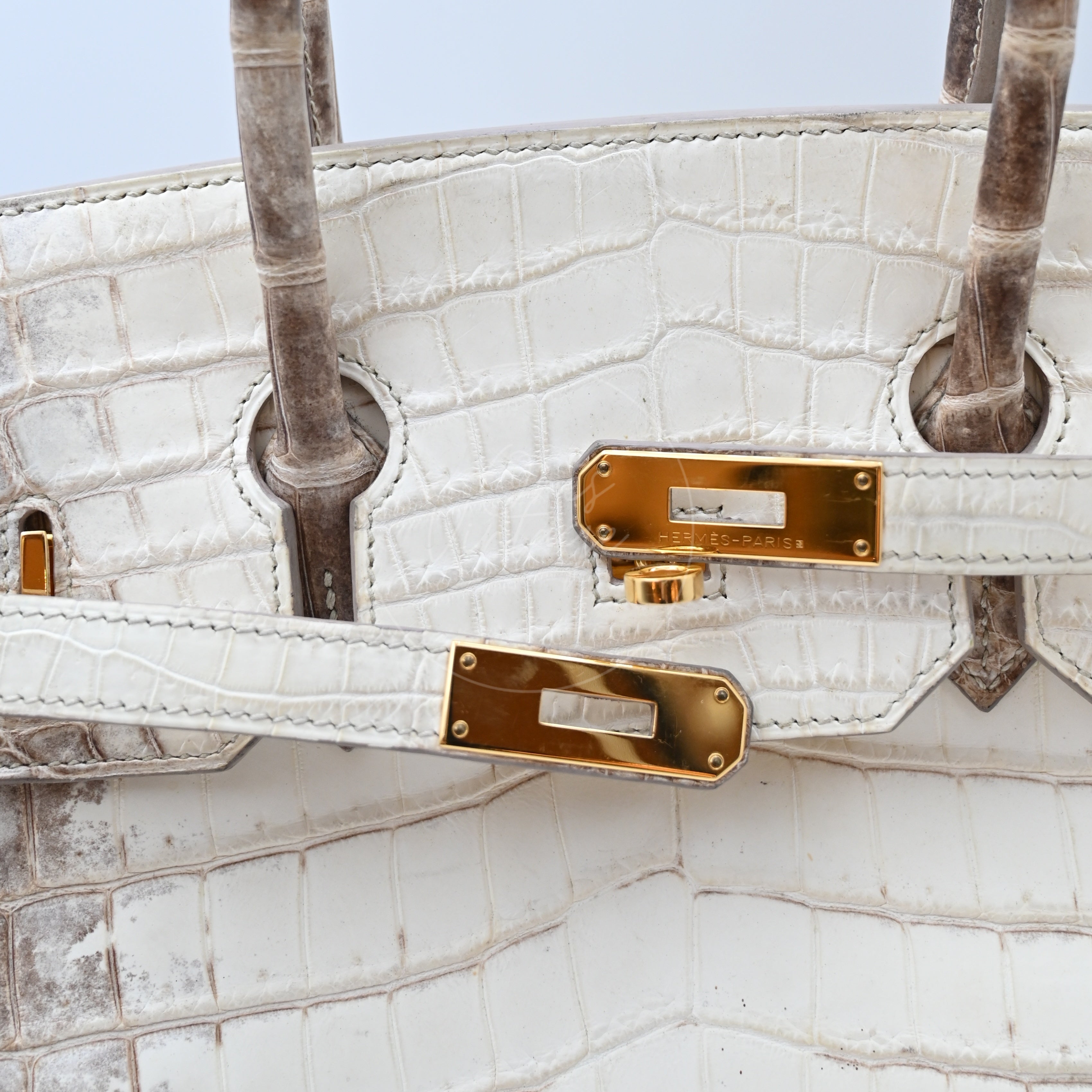 [Pre-owned] Hermes Birkin 35 Himalayas GHW Square O