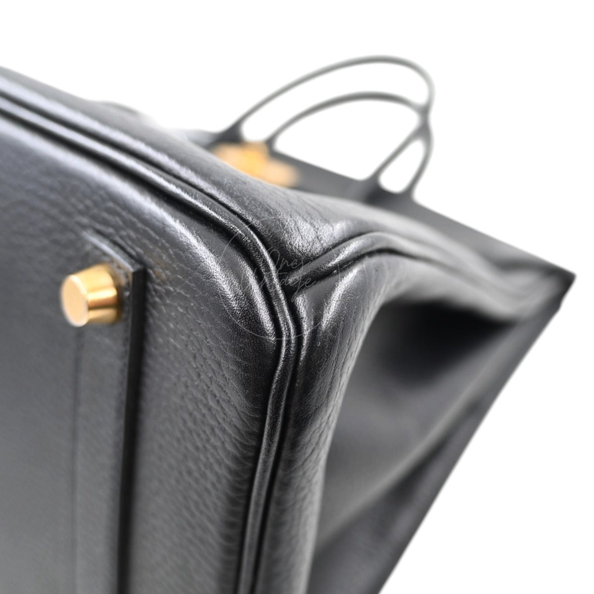 Hermès Togo Birkin 35 Black GHW Square G