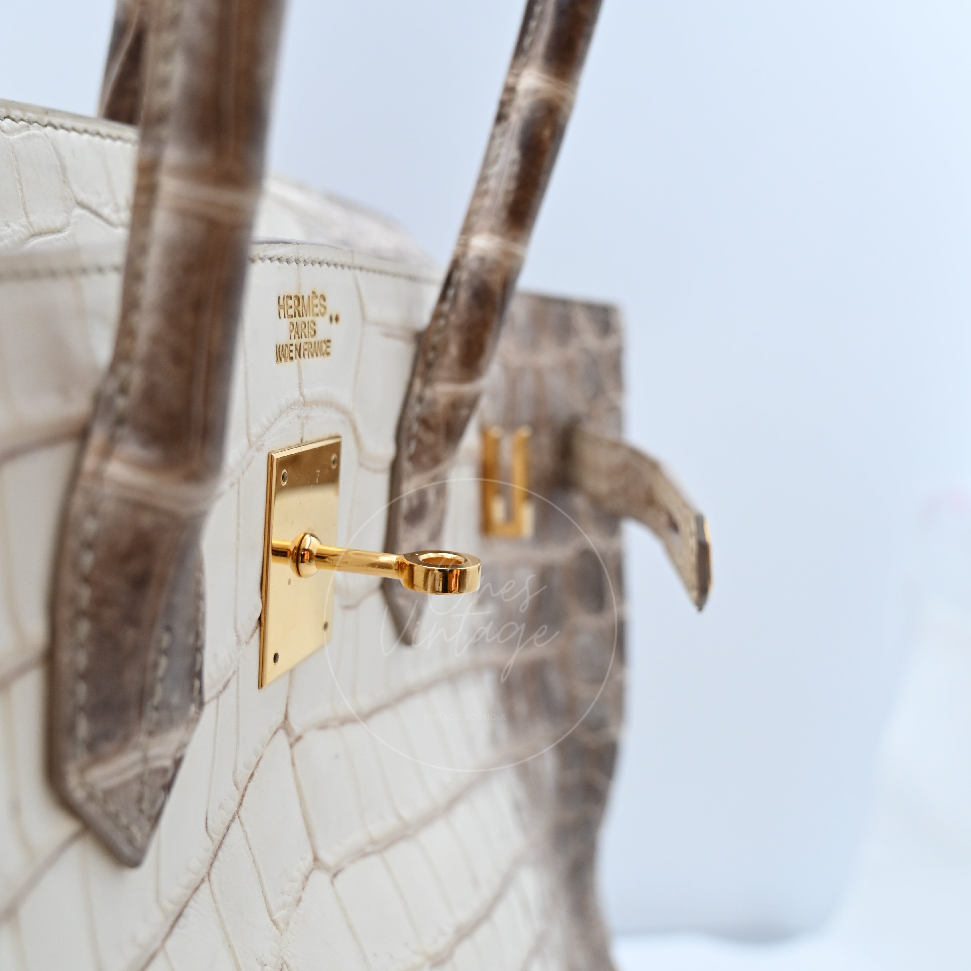 [Pre-owned] Hermes Birkin 35 Himalayas GHW Square O