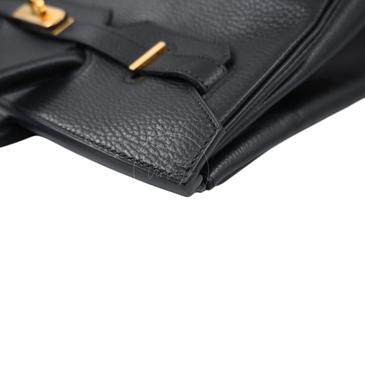 Hermès Togo Birkin 35 Black GHW Square G