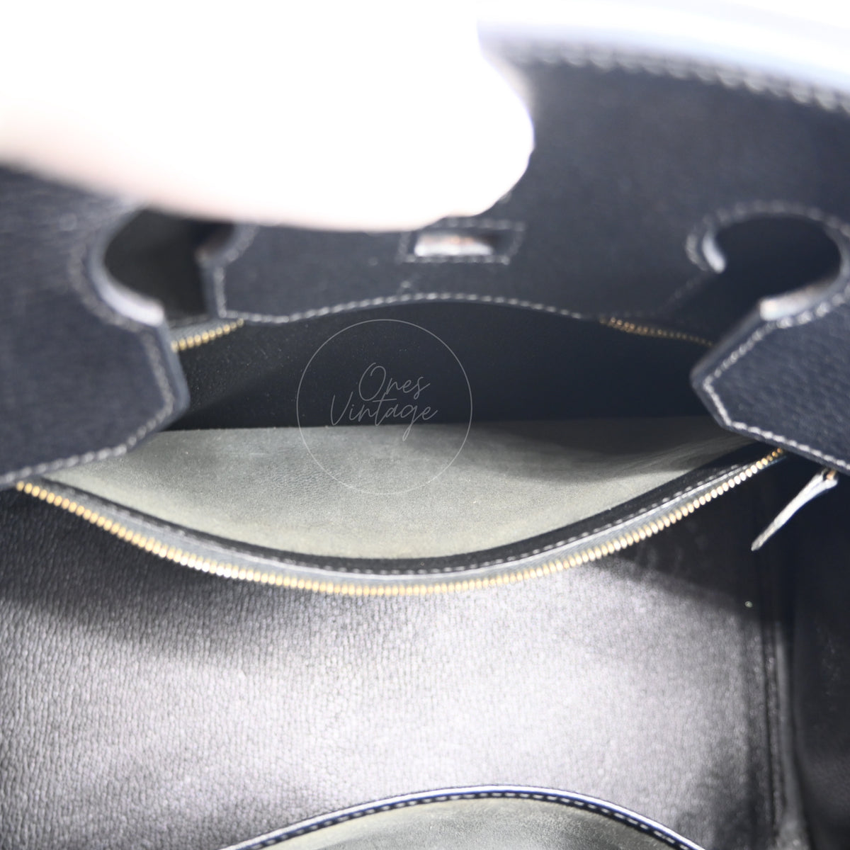 Hermès Togo Birkin 35 Black GHW Square G