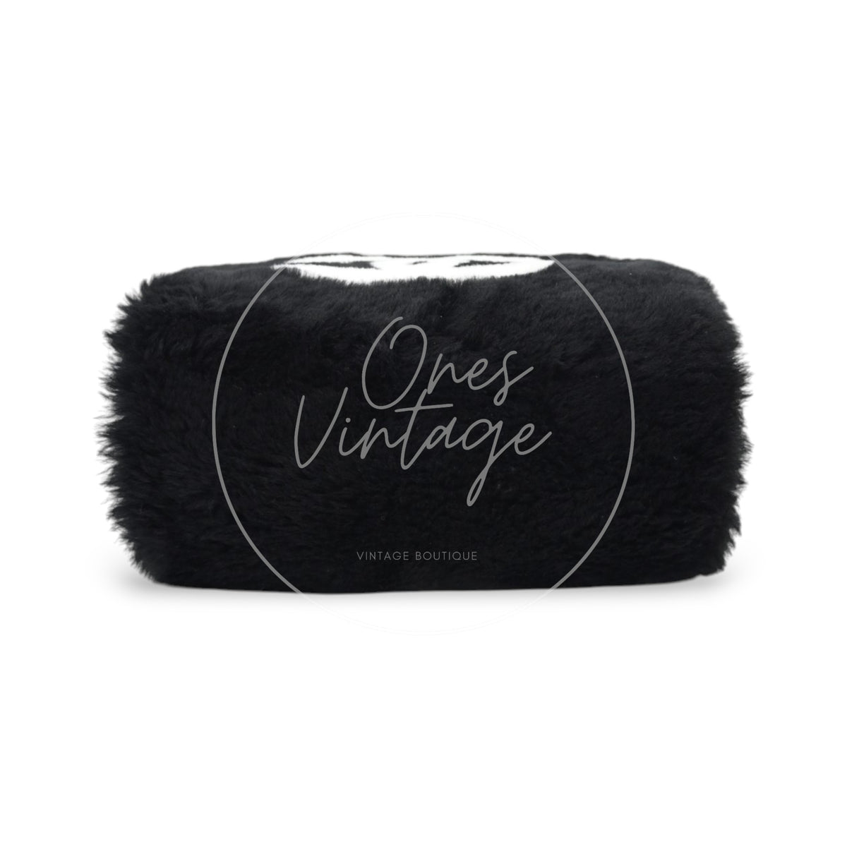 Chanel Coco Neige 25N Shearling Lambskin Muff Bag Series U3
