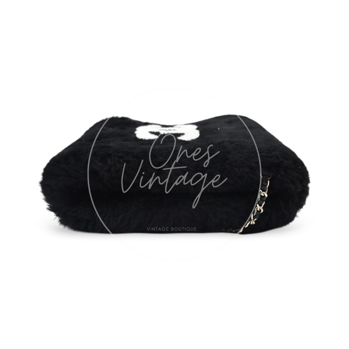 Chanel Coco Neige 25N Shearling Lambskin Muff Bag Series U3