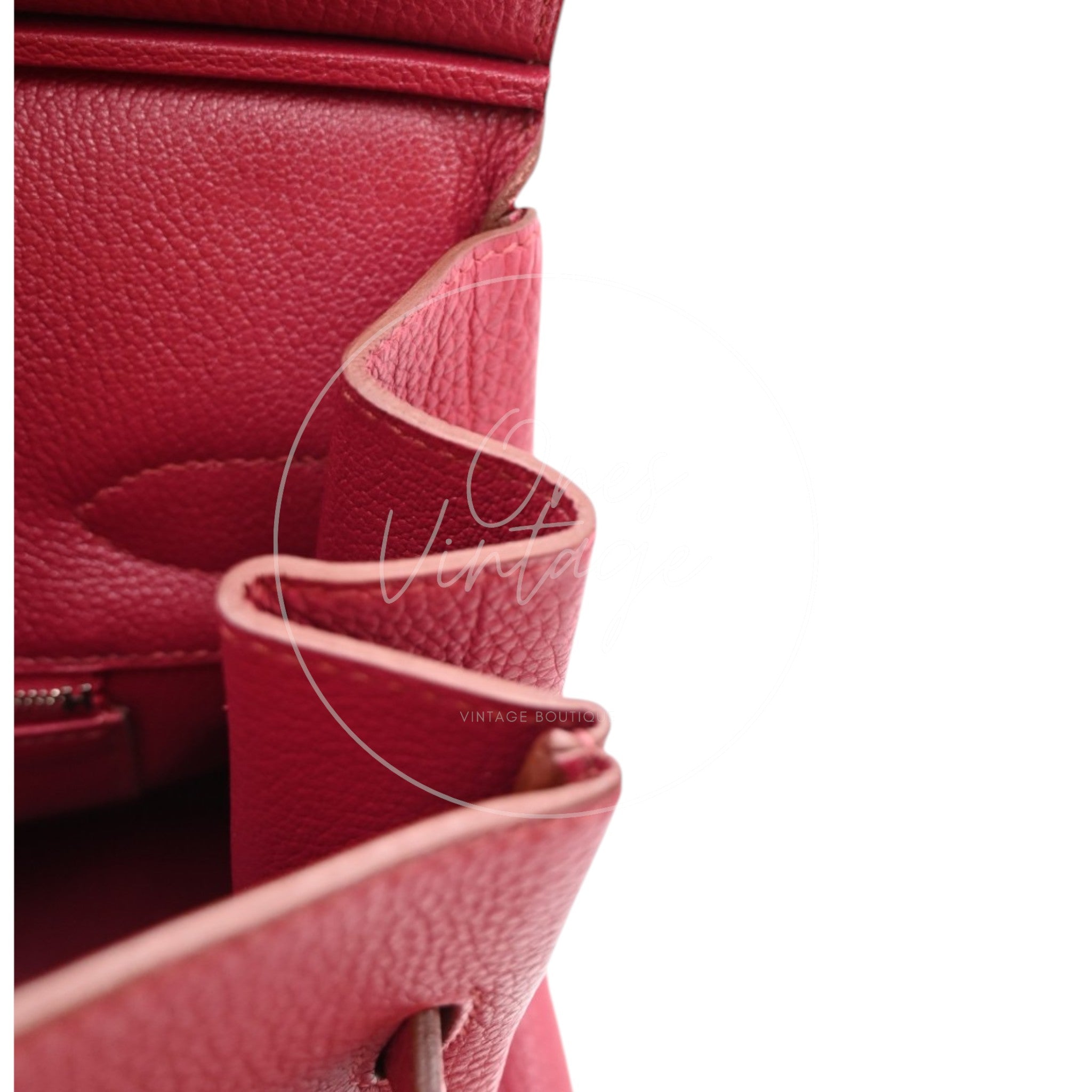 Hermès JPG Shoulder Birkin 42 PHW Rubis Square O