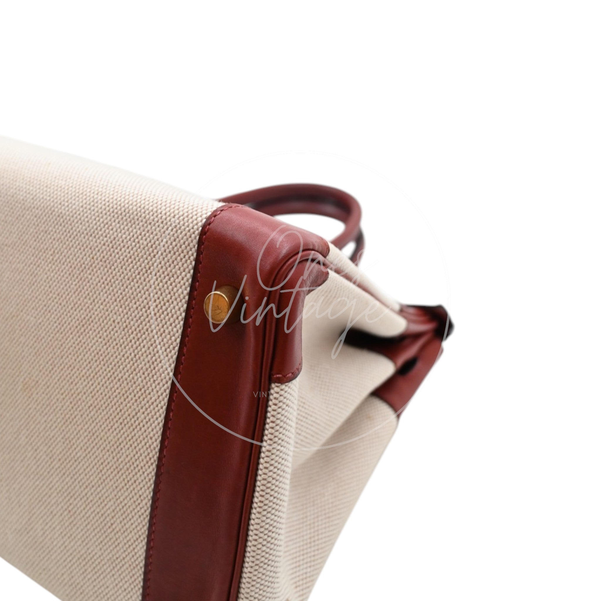 Hermes Birkin 30 Rouge H Swift Toile GHW Square F