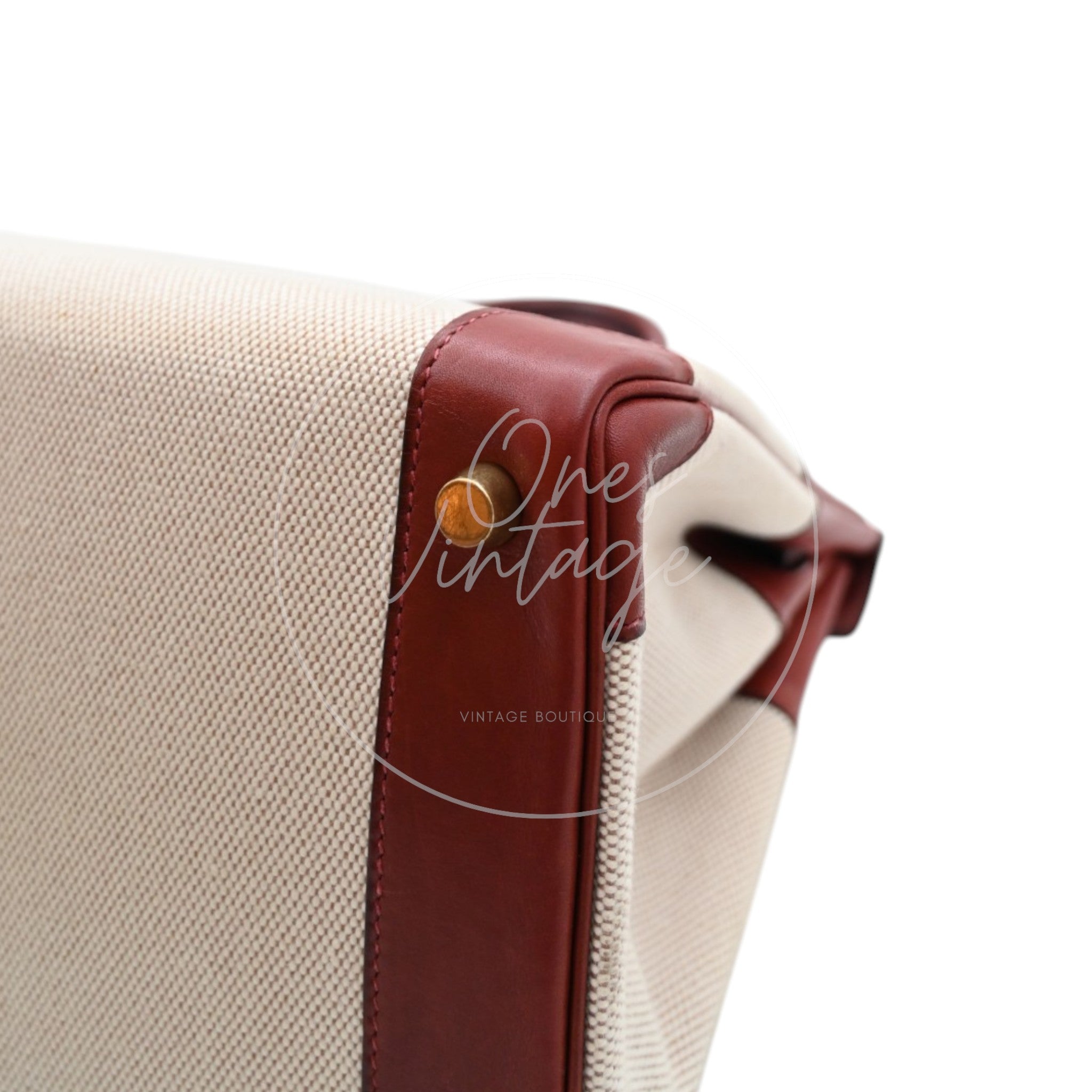 Hermes Birkin 30 Rouge H Swift Toile GHW Square F