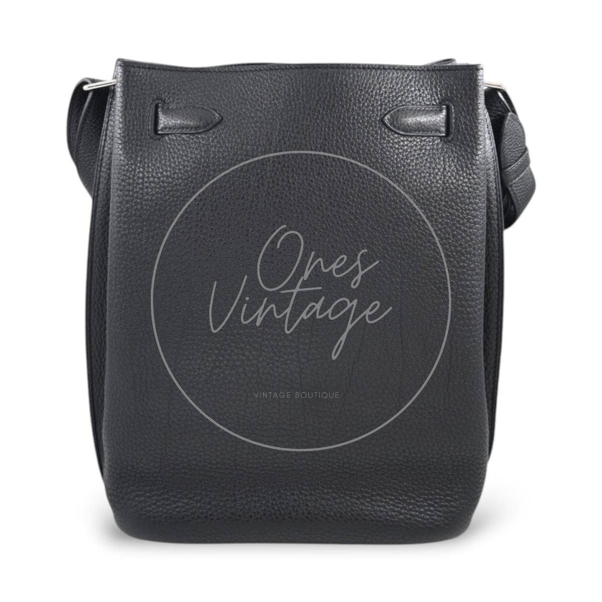 Hermès So Kelly 22 Togo Black GHW Square M