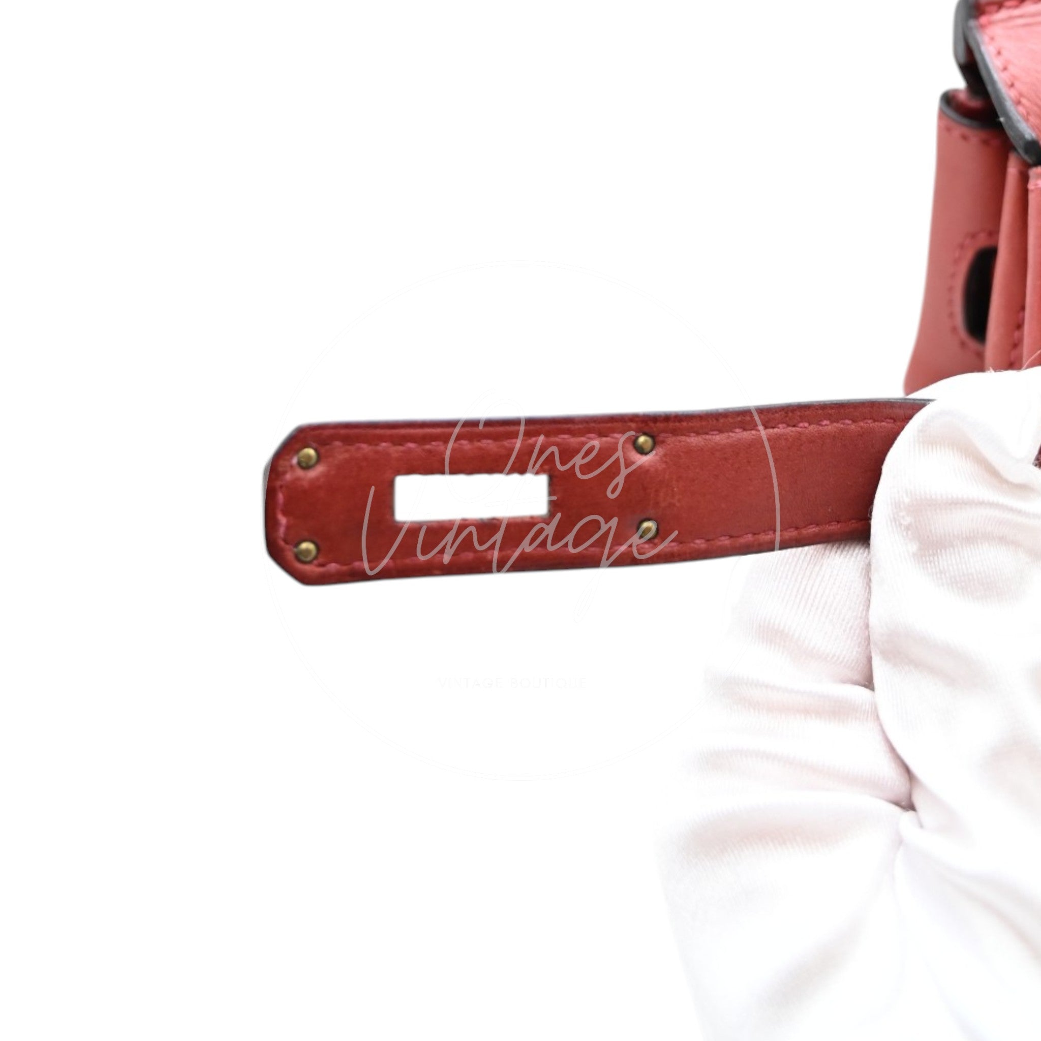 Hermes Birkin 30 Rouge H Swift Toile GHW Square F