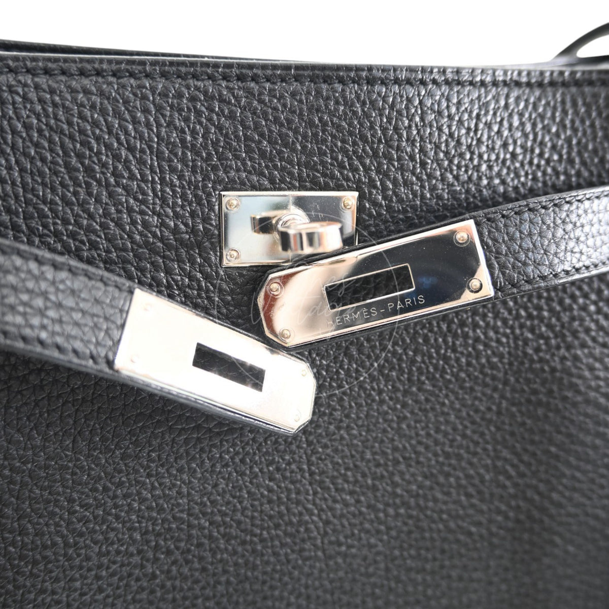 Hermès So Kelly 22 Togo Black GHW Square M