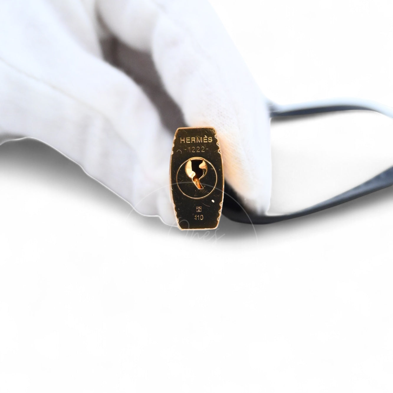 [Pre-owned] Hermes Kelly 28 Navy Box Denim Jean GHW Stamp Circle U