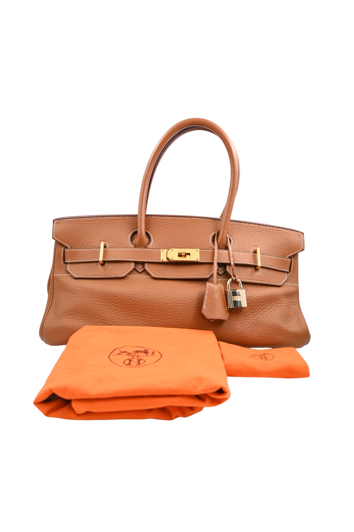 [Pre-owned] Hermes Birkin Shoulder GHW Gold Handbag