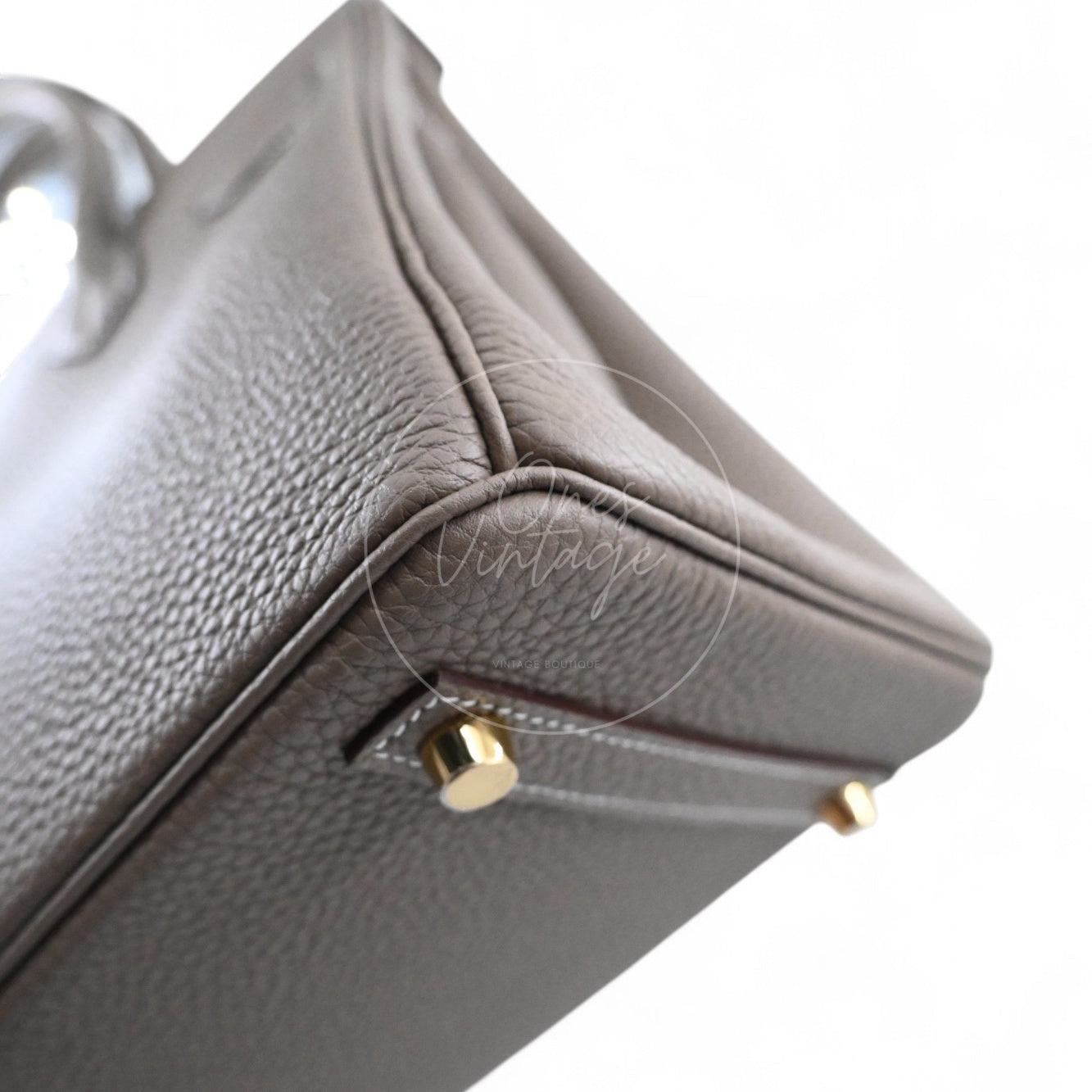 [Pre-owned] Hermes Birkin 30 Etoupe togo GHW Stamp W