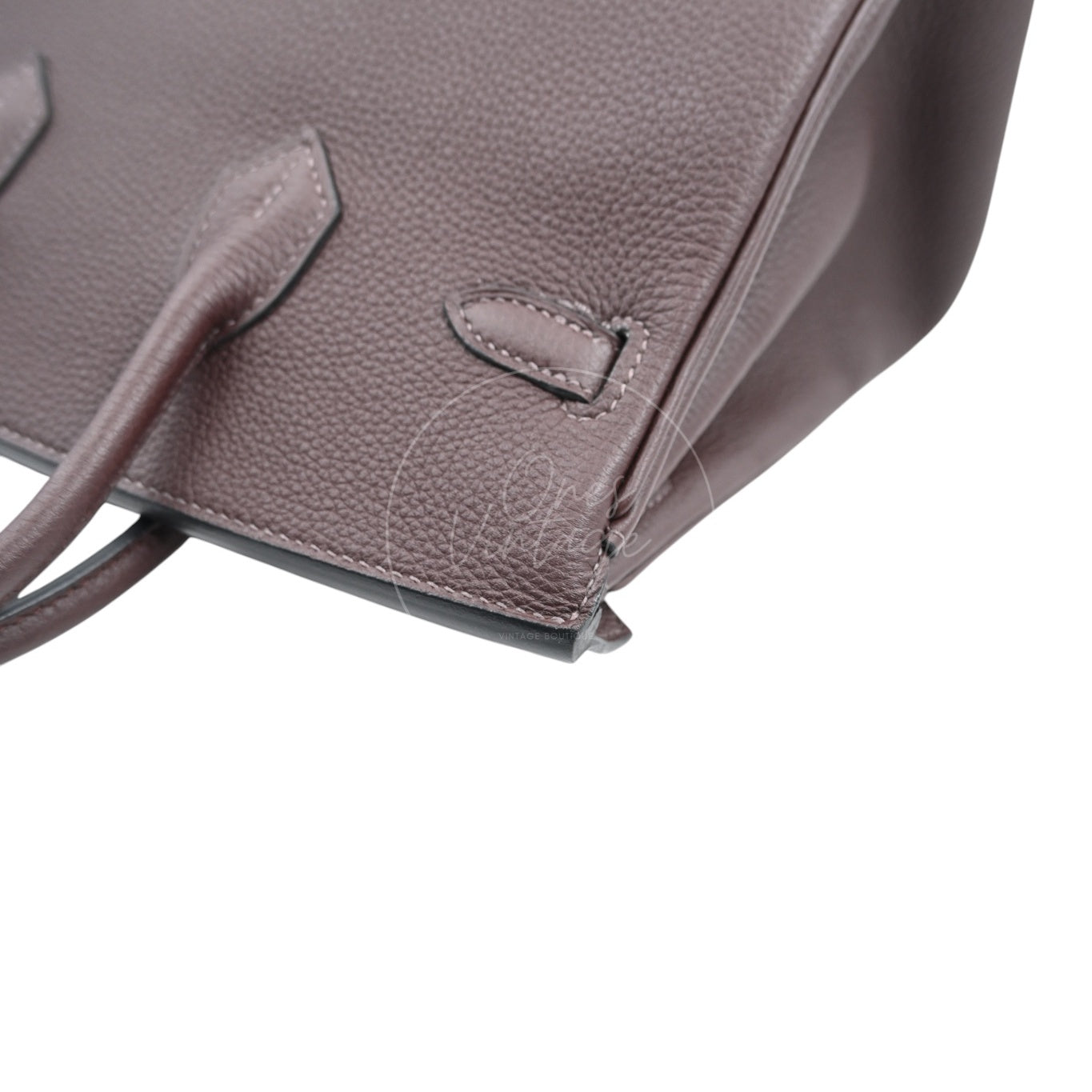 [Pre-owned] Hermes Birkin 25 Chocolate Togo Stamp C GHW