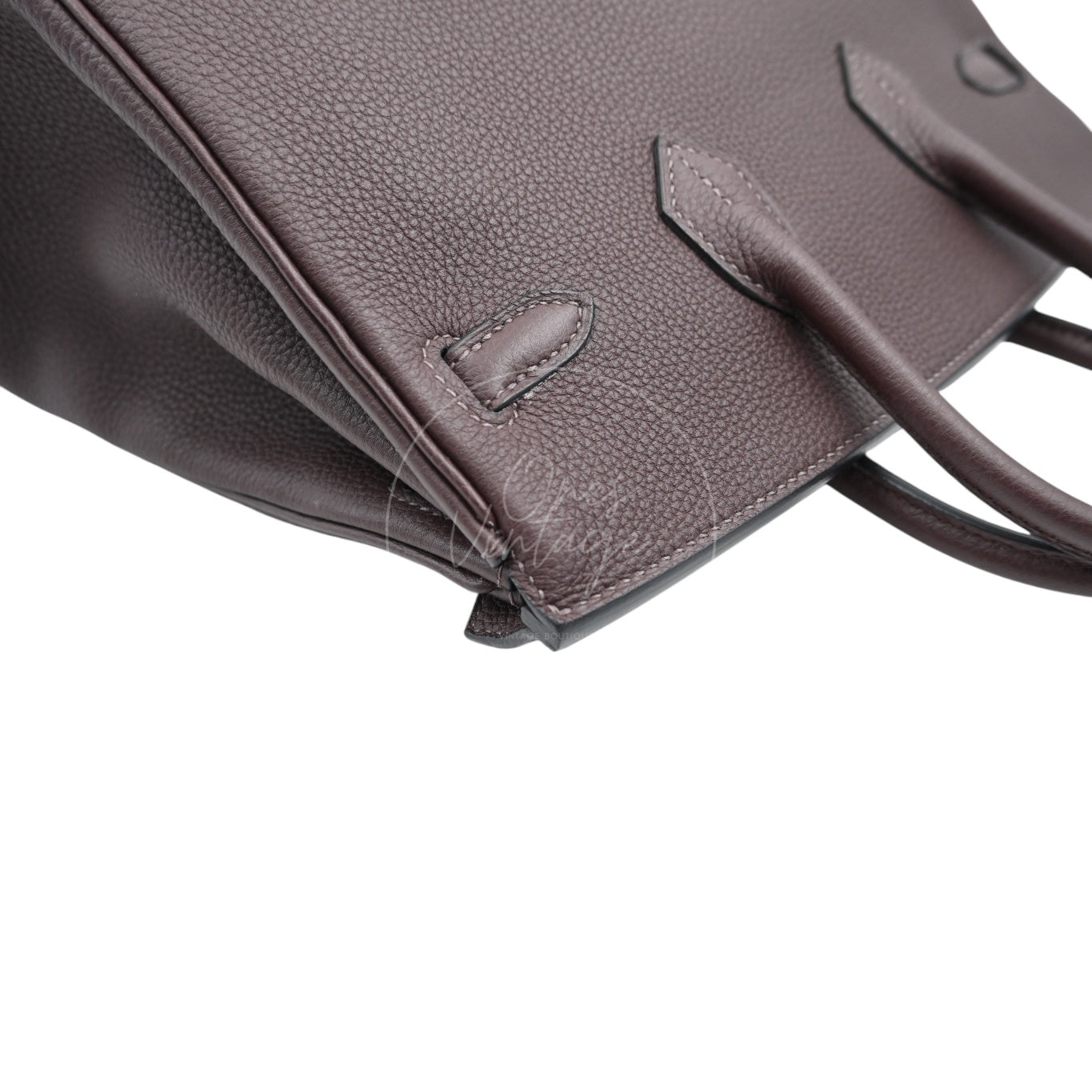 [Pre-owned] Hermes Birkin 25 Chocolate Togo Stamp C GHW