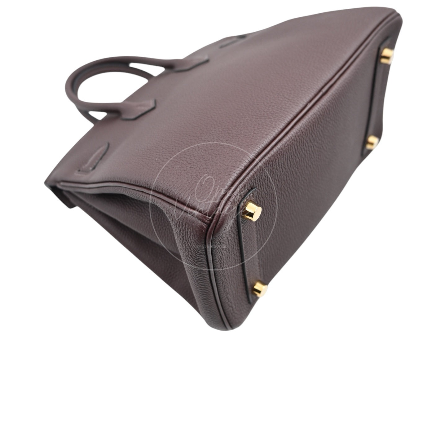 [Pre-owned] Hermes Birkin 25 Chocolate Togo Stamp C GHW