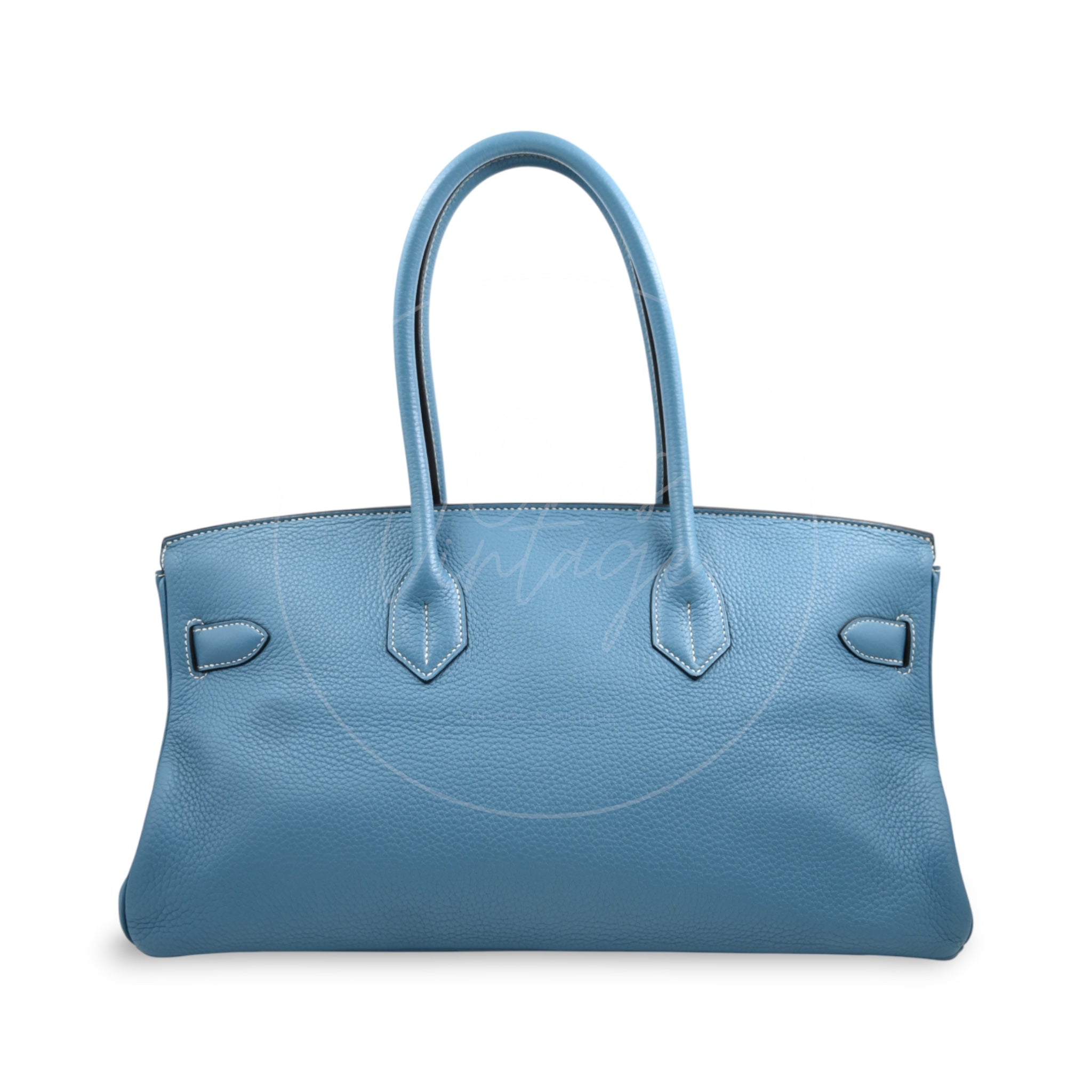 [Pre-owned] Hermes Shoulder Birkin Sky Blue PHW
