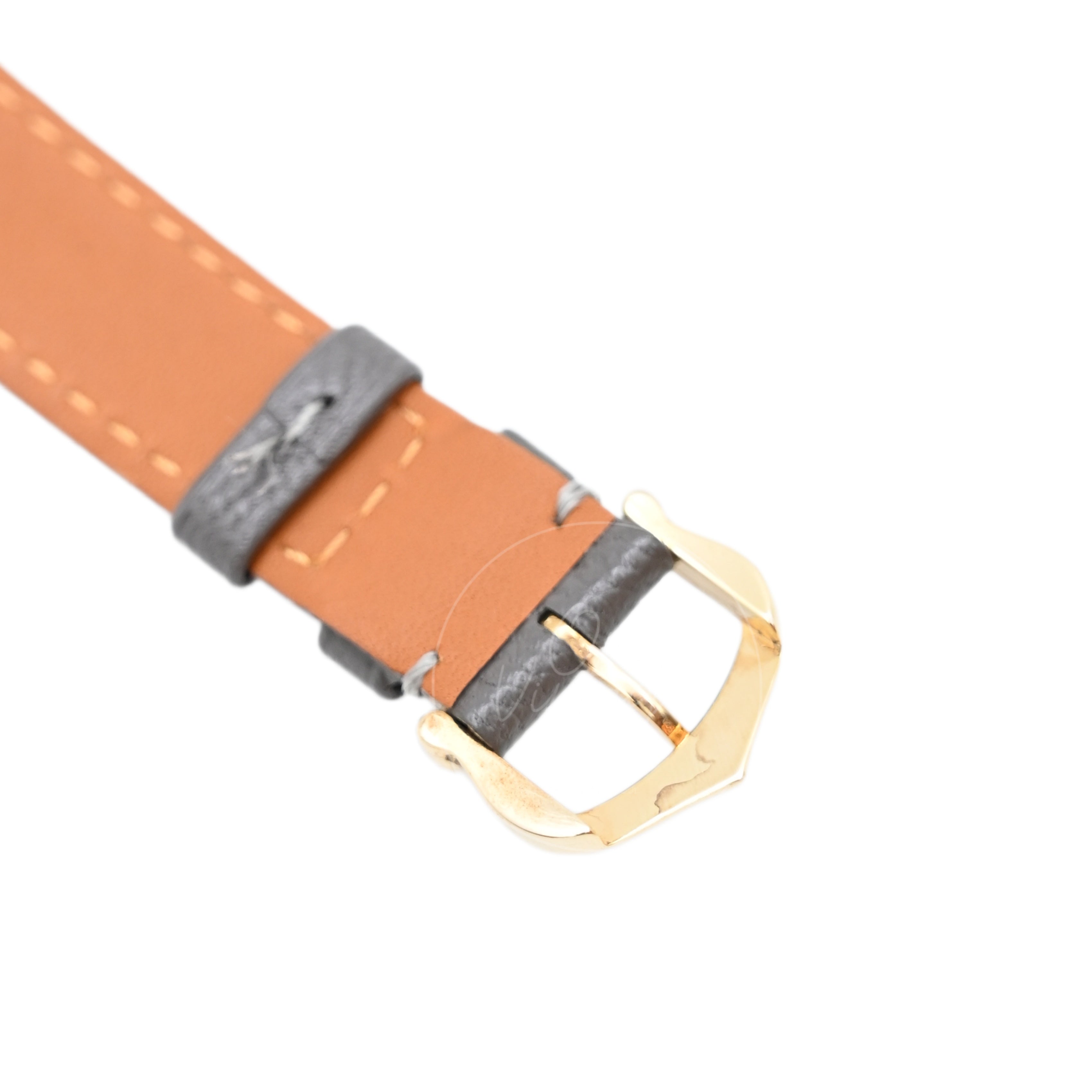 Cartier Vermeil Tank Quartz Grey
