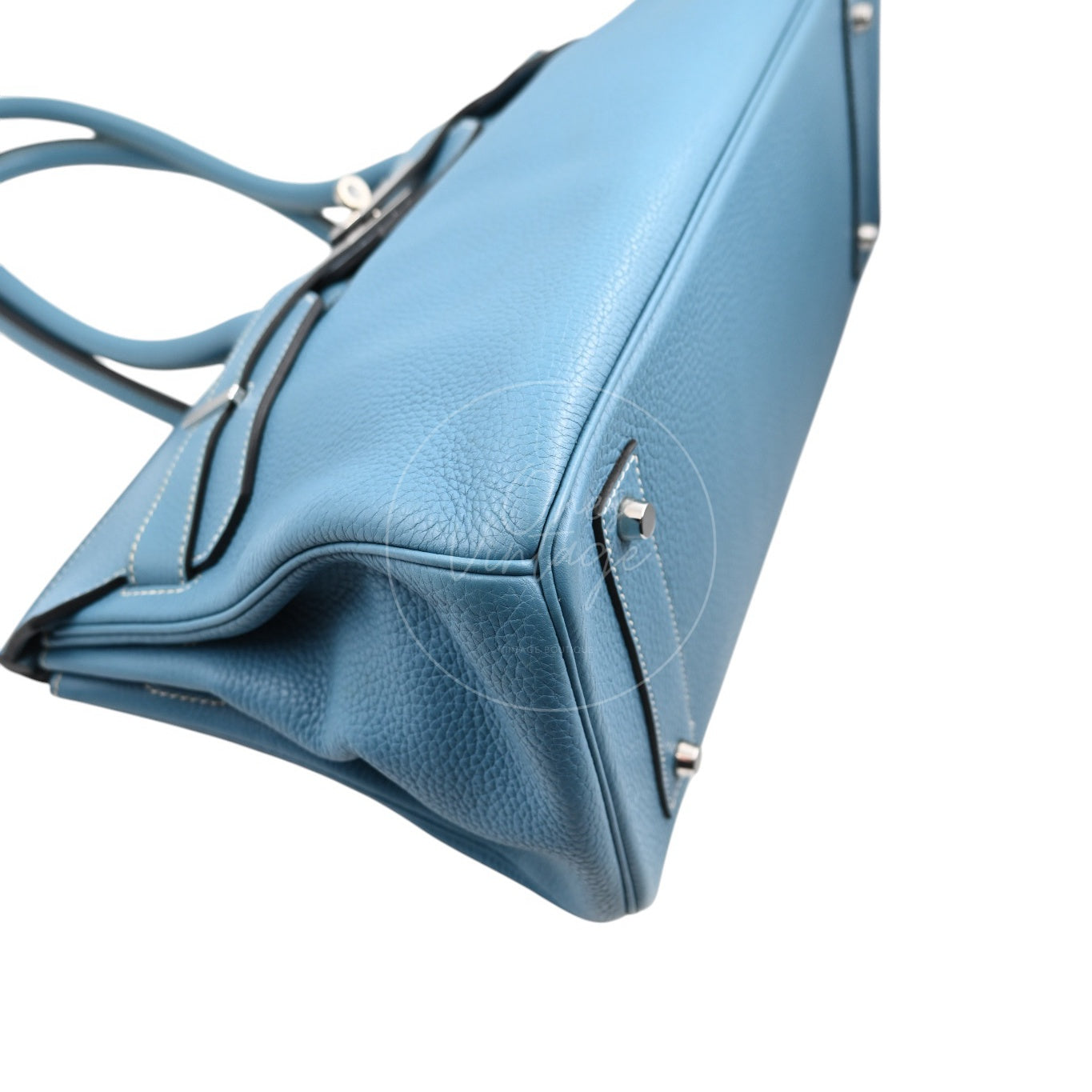[Pre-owned] Hermes Shoulder Birkin Sky Blue PHW